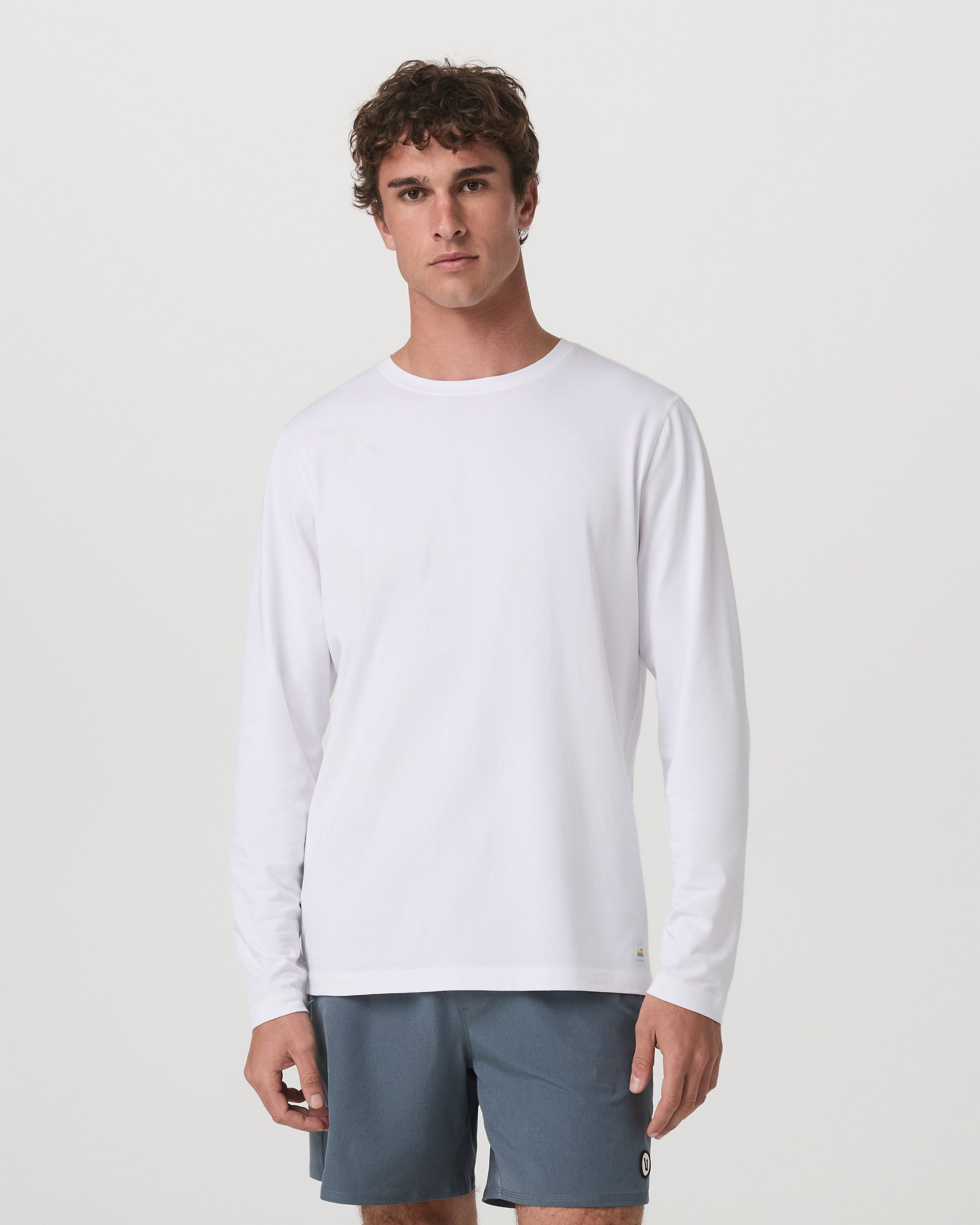 Long Sleeve Tuvalu Tee | White - Image 5