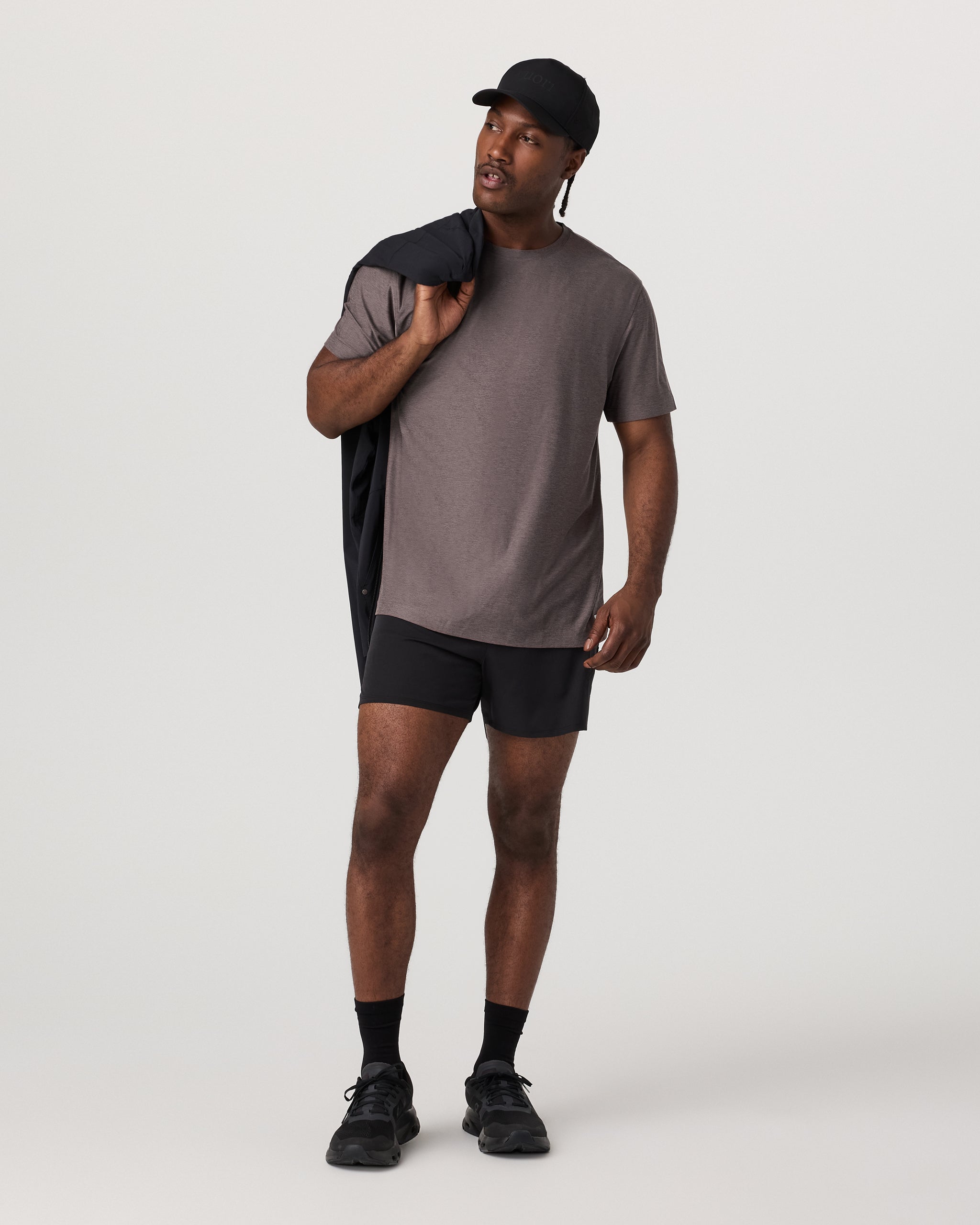 Short Sleeve Strato Tech Tee - Relaxed Fit | Huckleberry Heather - Image 4