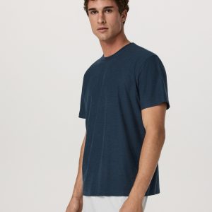 Short Sleeve Strato Tech Tee - Relaxed Fit | Navy Heather