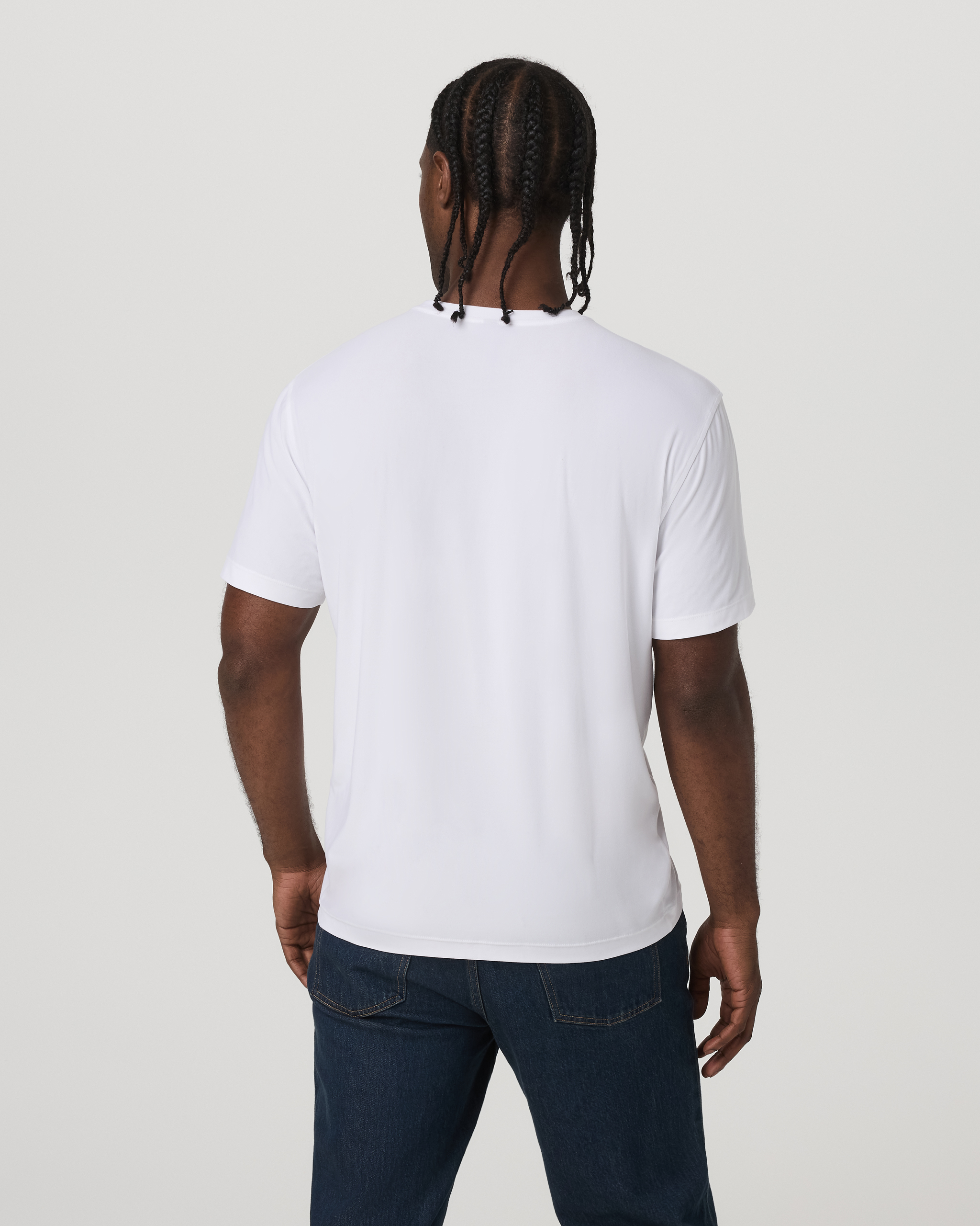Short Sleeve Strato Tech Tee - Relaxed Fit | White - Image 3