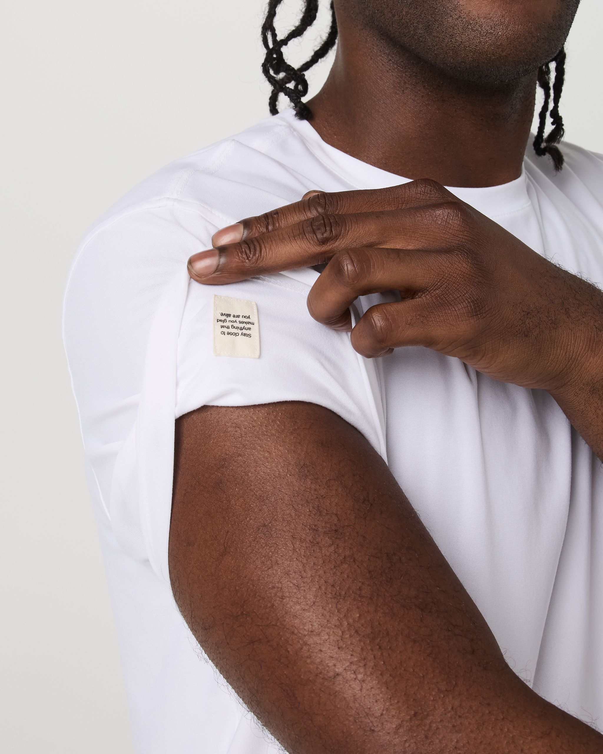 Short Sleeve Strato Tech Tee - Relaxed Fit | White - Image 5