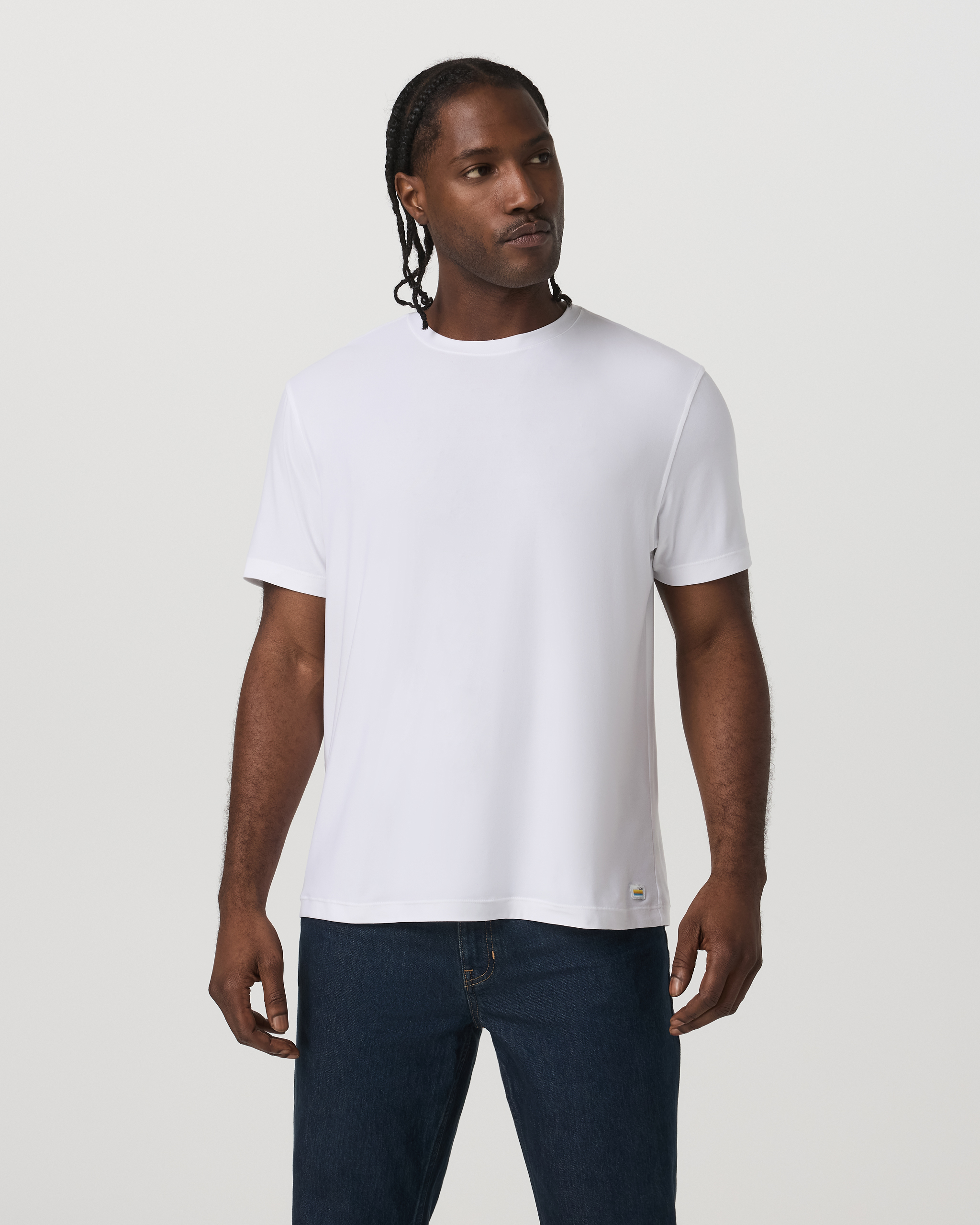 Short Sleeve Strato Tech Tee - Relaxed Fit | White