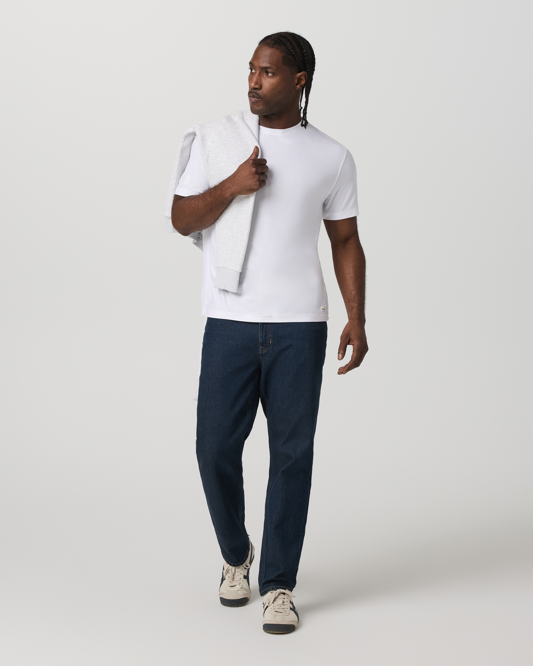 Short Sleeve Strato Tech Tee - Relaxed Fit | White - Image 4