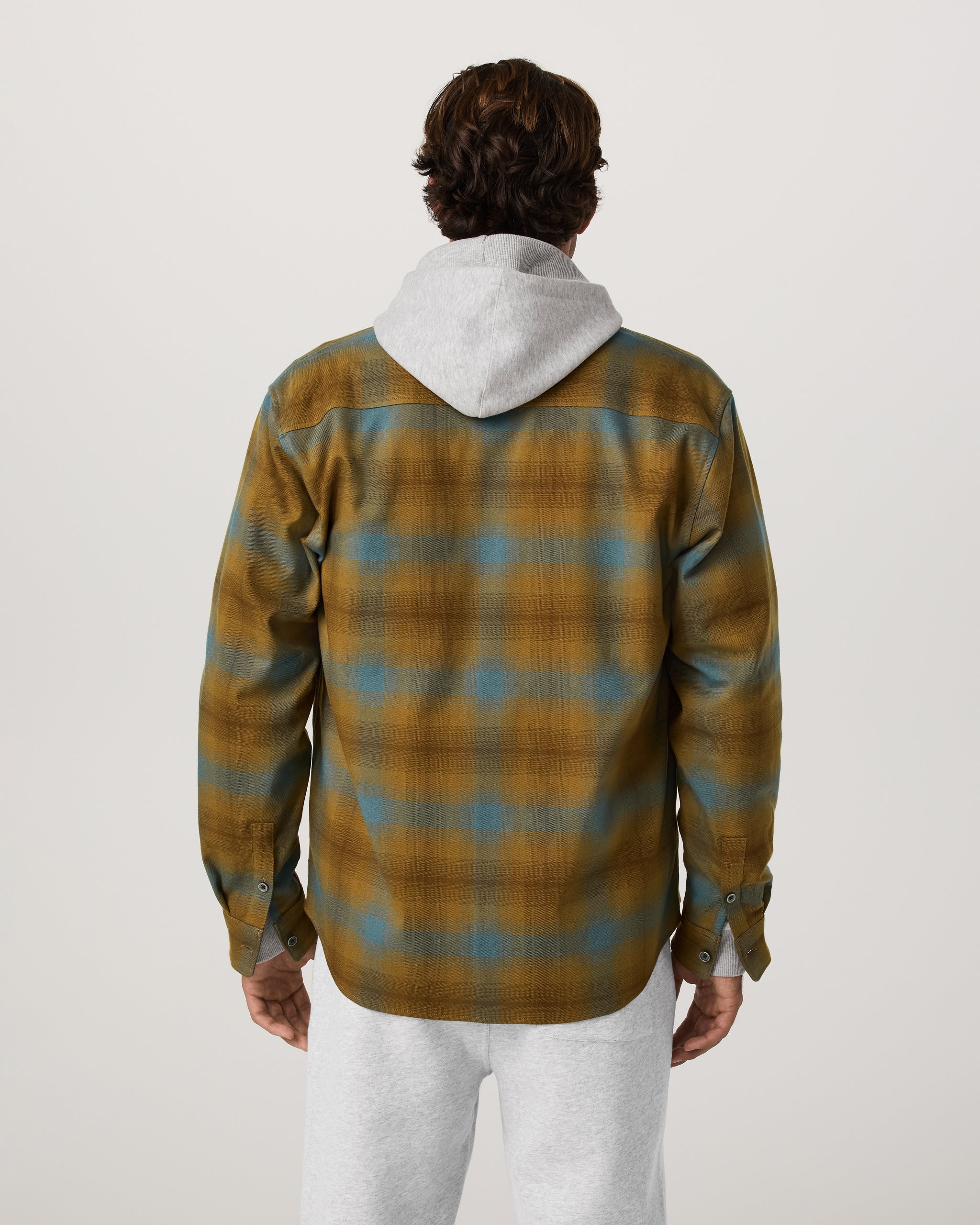 Long Sleeve Flannel Button Down Shirt | Bluegrass - Image 3