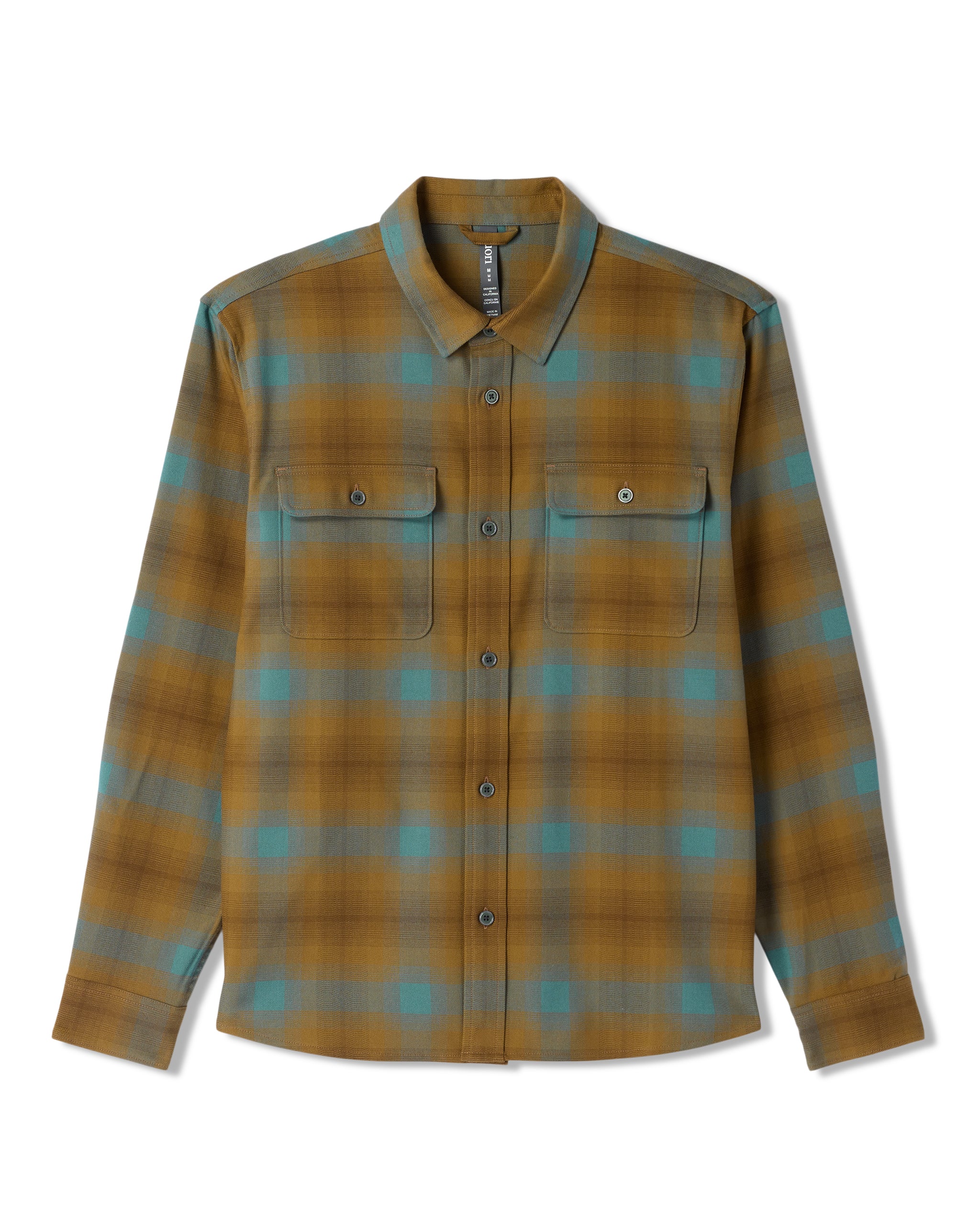 Long Sleeve Flannel Button Down Shirt | Bluegrass - Image 6