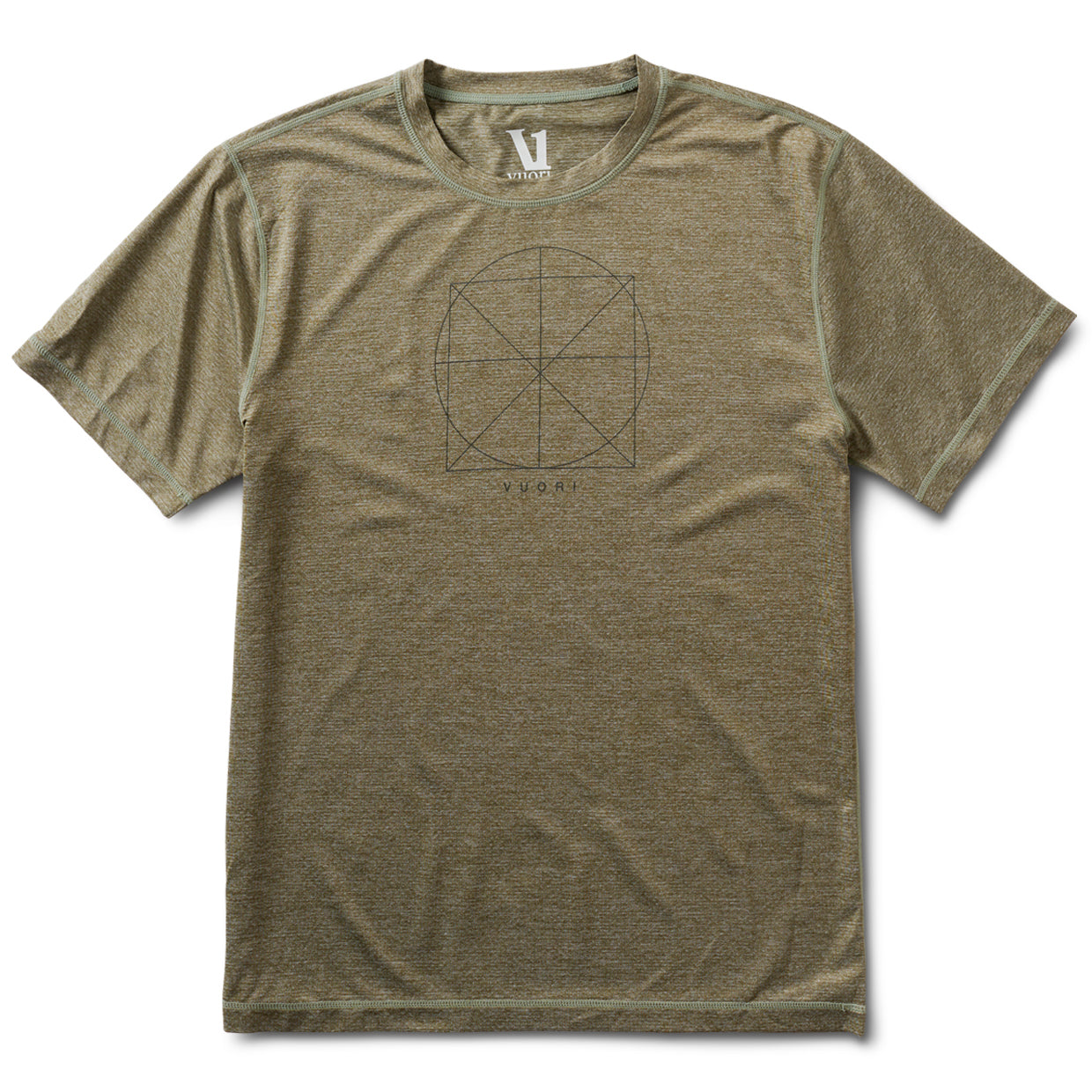 Geo Tech Tee | Army Heather
