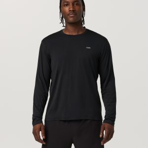 Long Sleeve Strato Breathe Tee | Black
