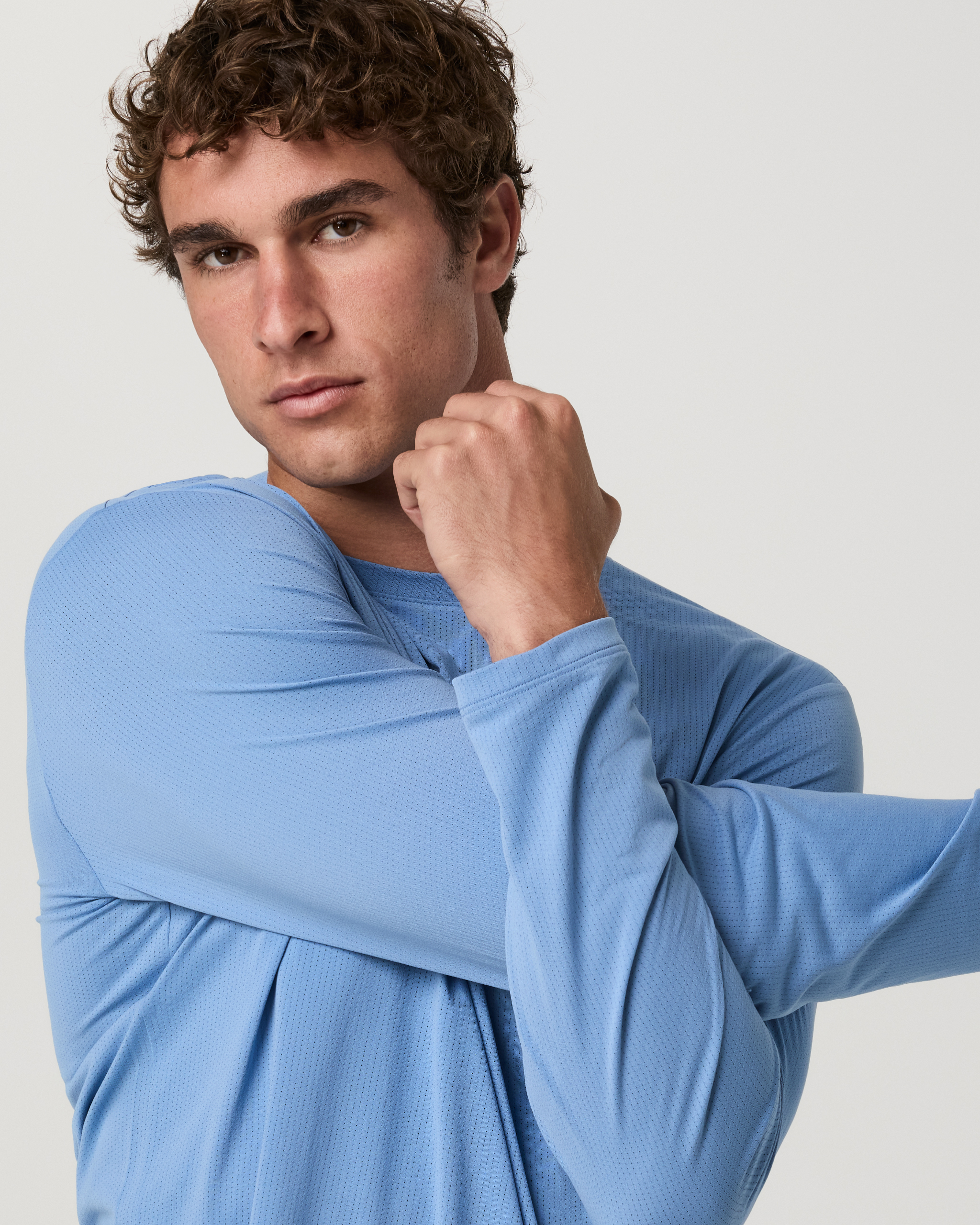 Long Sleeve Strato Breathe Tee | Isle Blue - Image 5