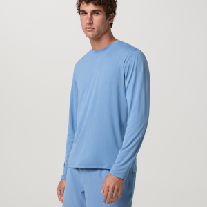 Long Sleeve Strato Breathe Tee | Isle Blue