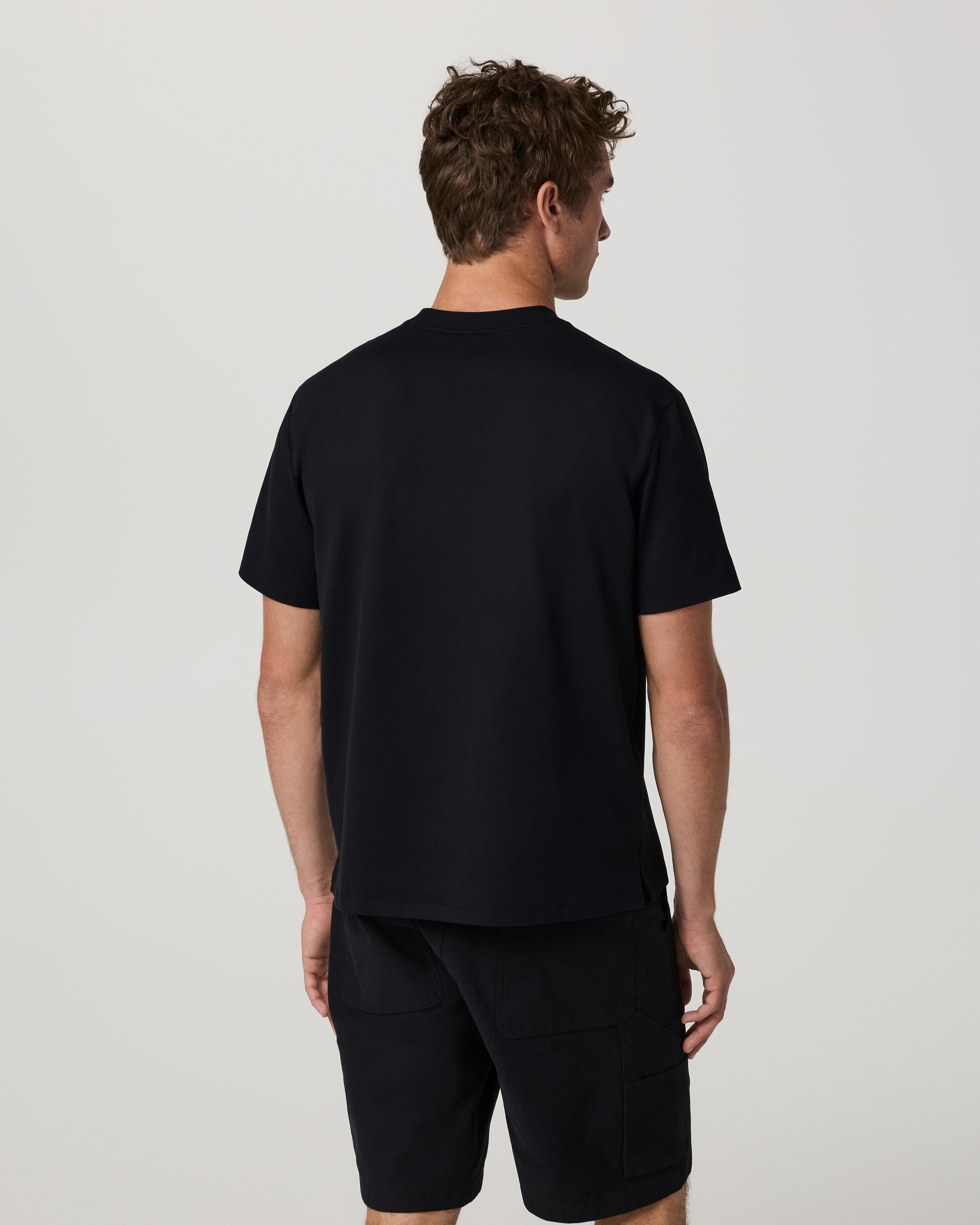 Short Sleeve Ponto Pocket Tee - Relaxed Fit | Black - Image 5