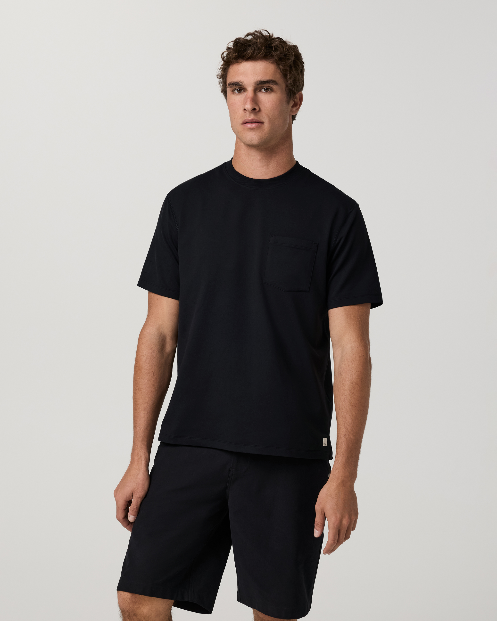 Short Sleeve Ponto Pocket Tee - Relaxed Fit | Black