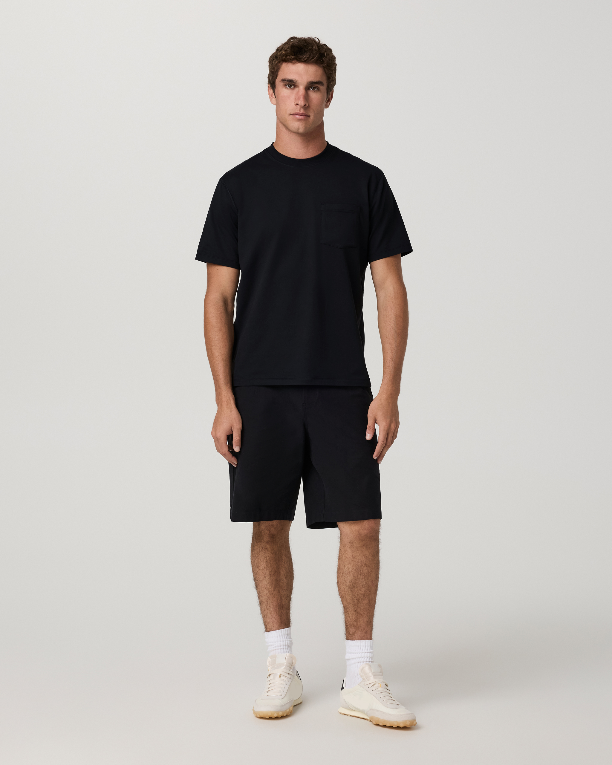 Short Sleeve Ponto Pocket Tee - Relaxed Fit | Black - Image 4