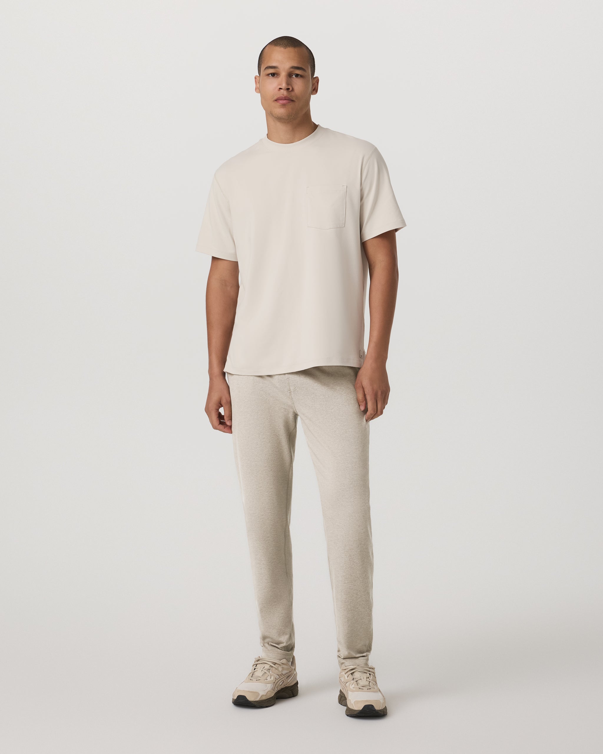 Short Sleeve Ponto Pocket Tee - Relaxed Fit | Bone - Image 4