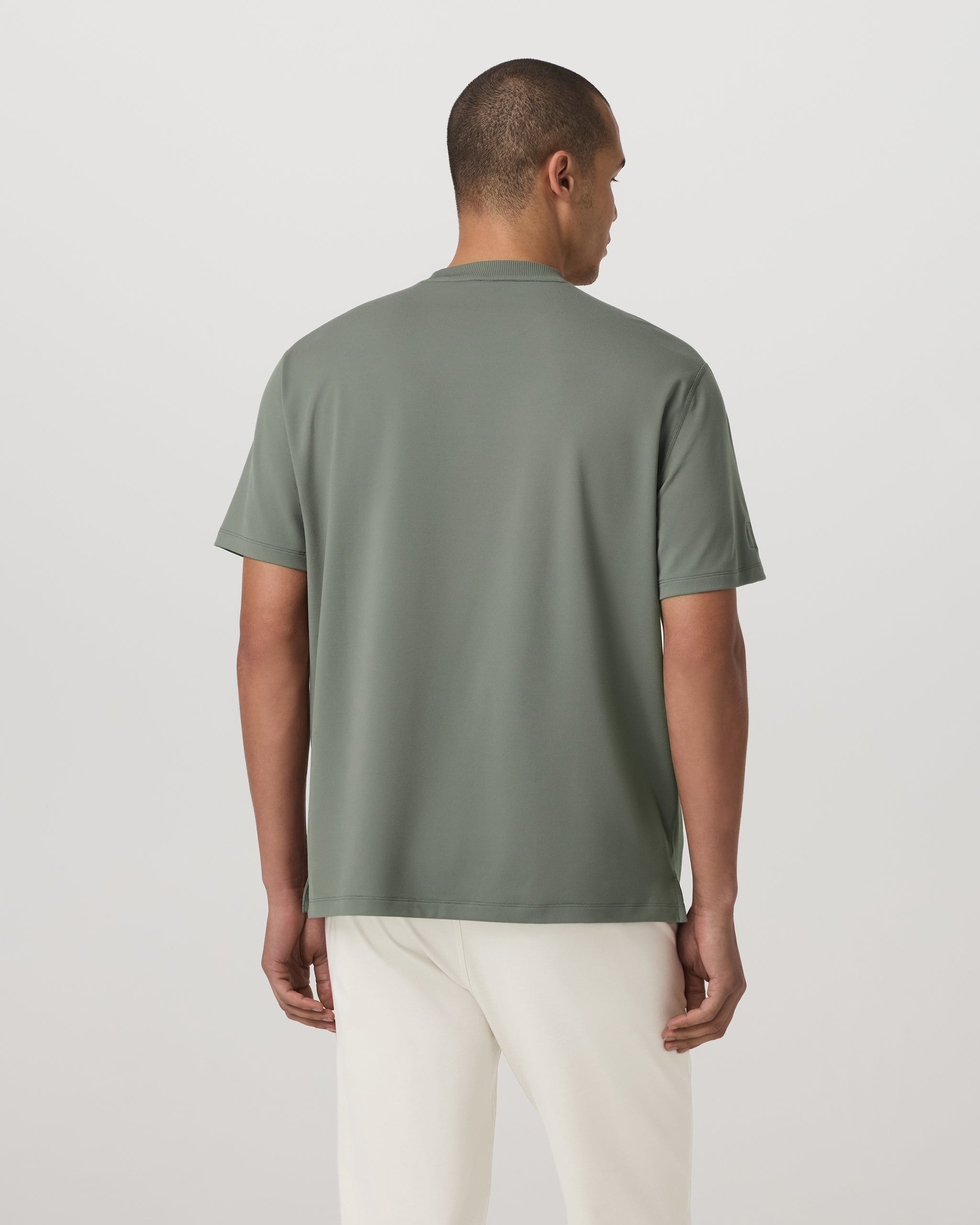 Short Sleeve Ponto Pocket Tee - Relaxed Fit | Light Oregano - Image 3
