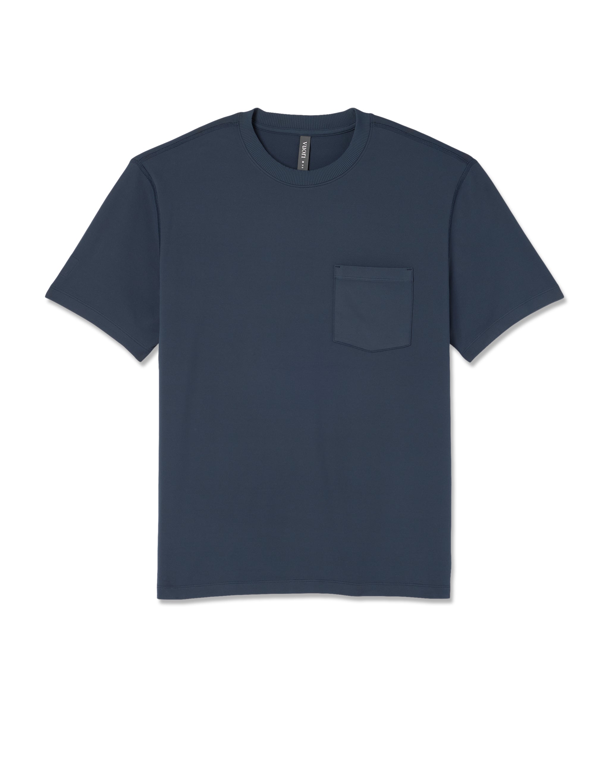 Short Sleeve Ponto Pocket Tee - Relaxed Fit | Ocean Blue - Image 6