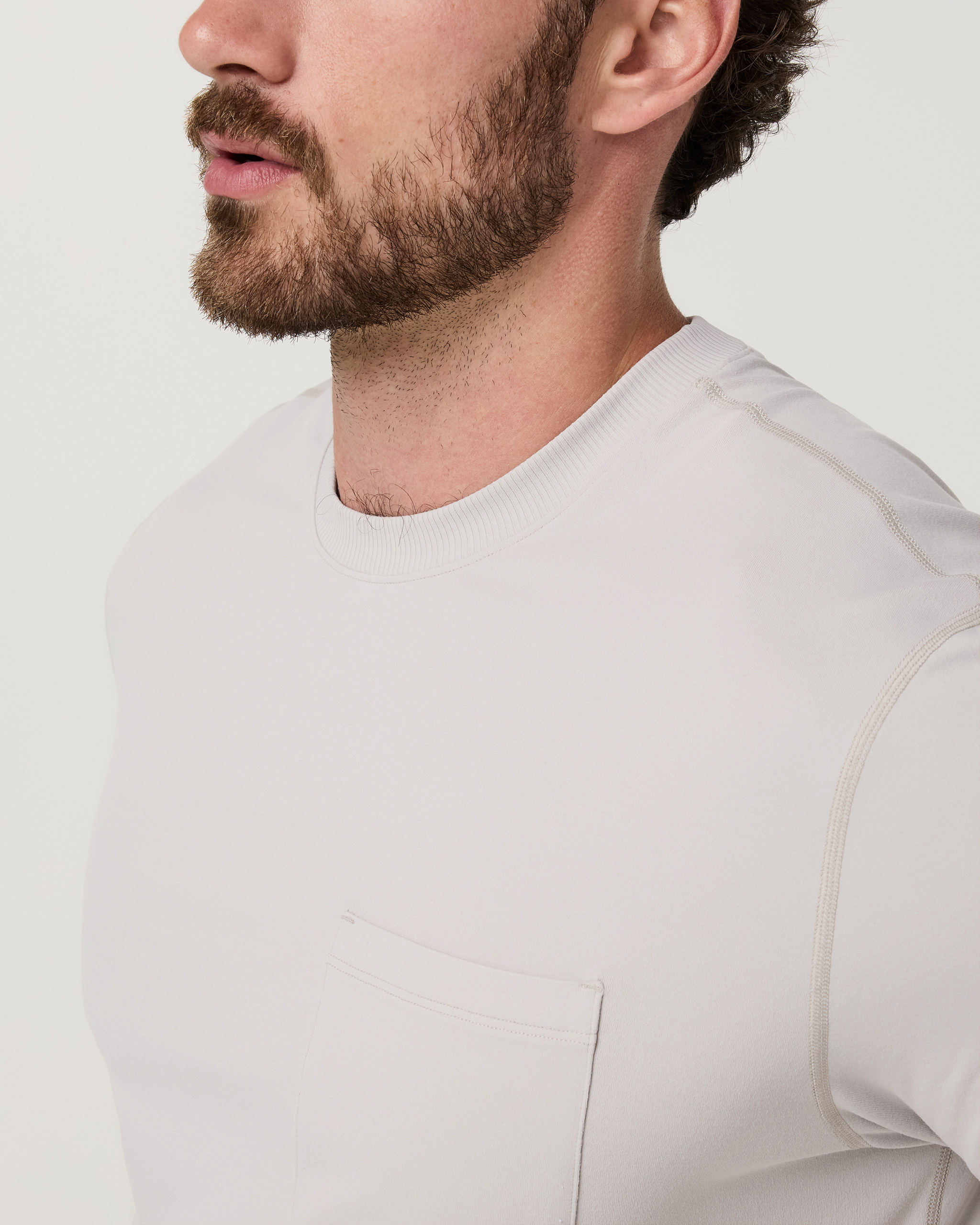 Short Sleeve Ponto Pocket Tee - Relaxed Fit | Suede - Image 3