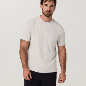 Short Sleeve Ponto Pocket Tee - Relaxed Fit | Suede