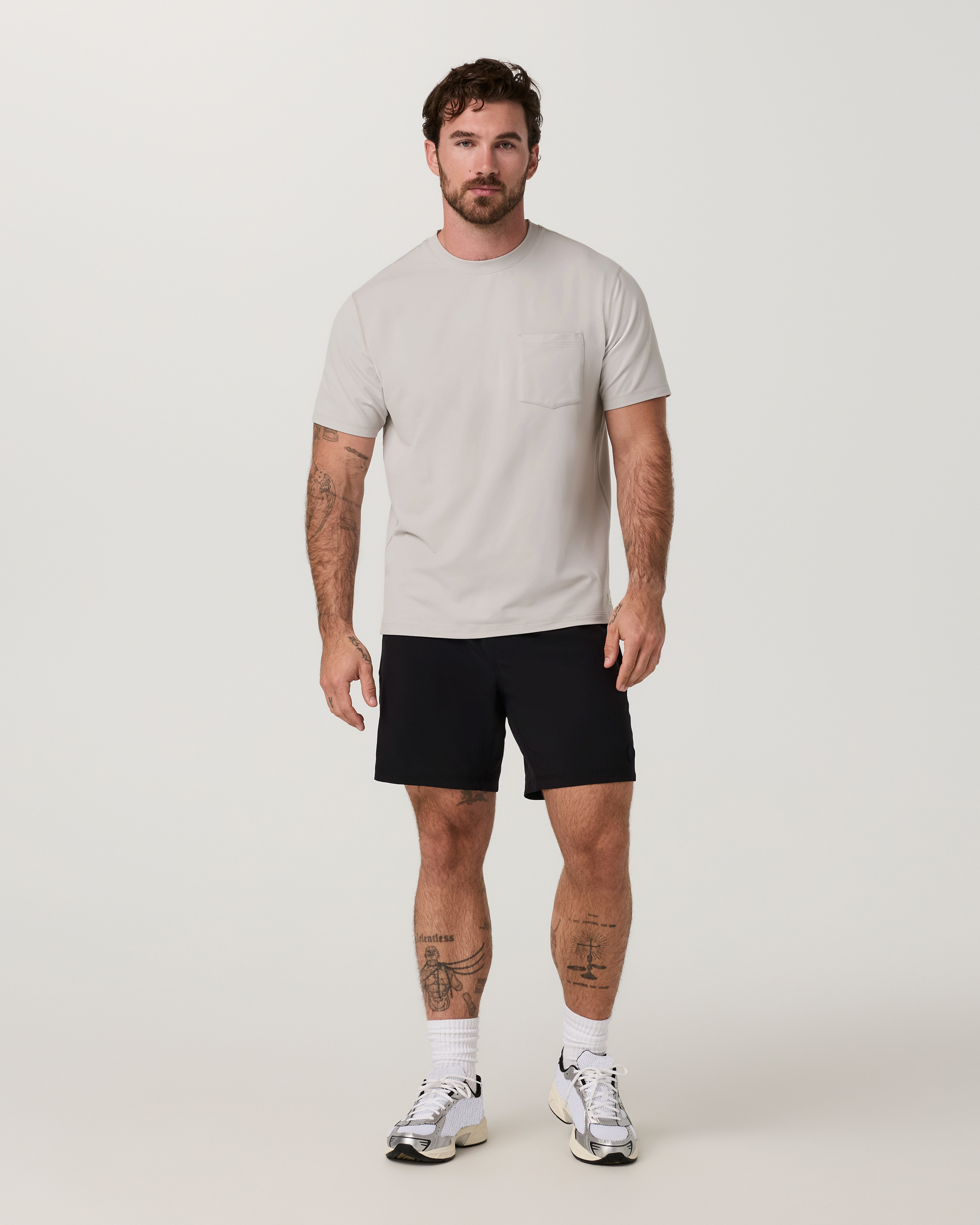 Short Sleeve Ponto Pocket Tee - Relaxed Fit | Suede - Image 4