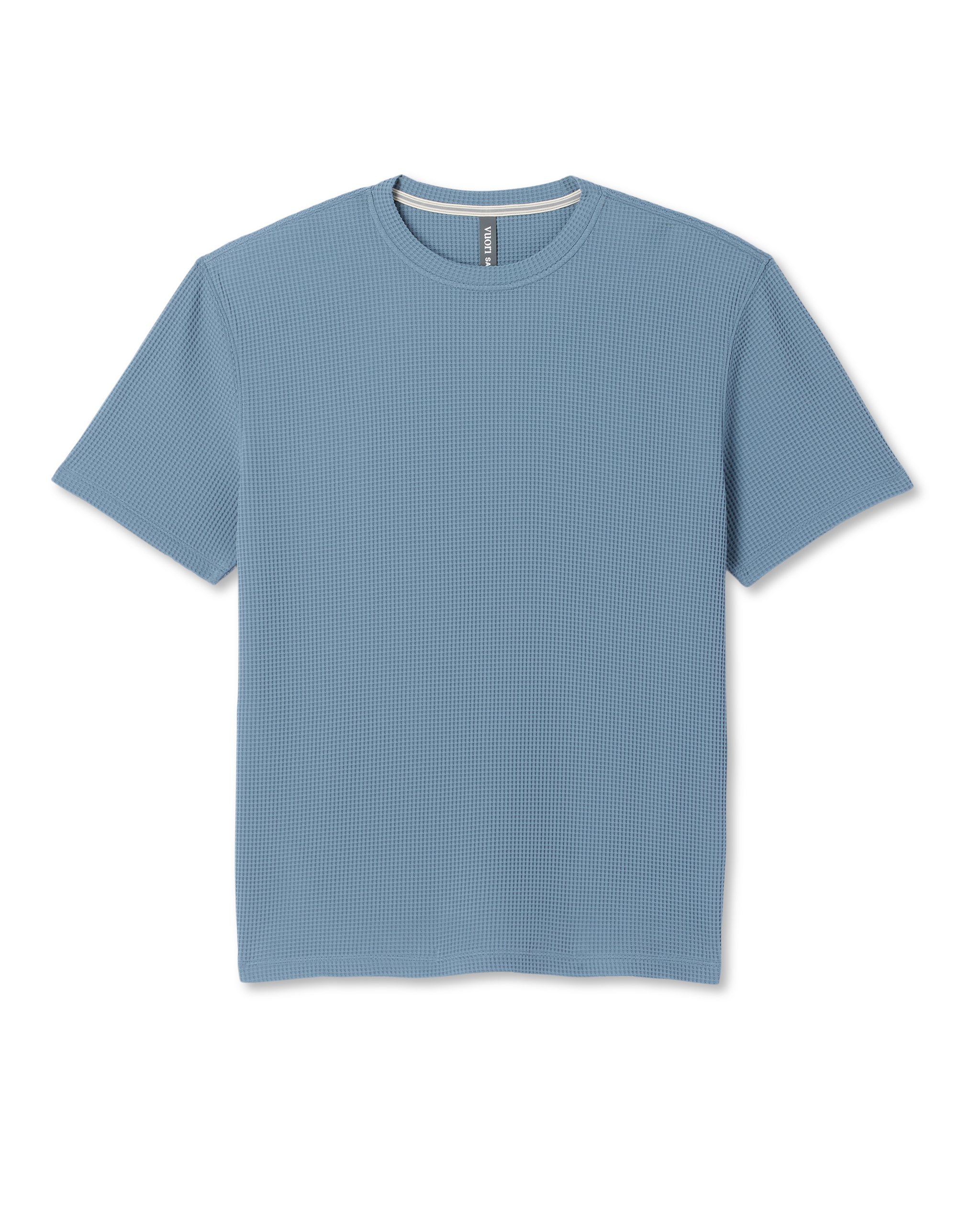 Short Sleeve Lightweight Tech Waffle Tee - Relaxed Fit | Waterfall - Image 6