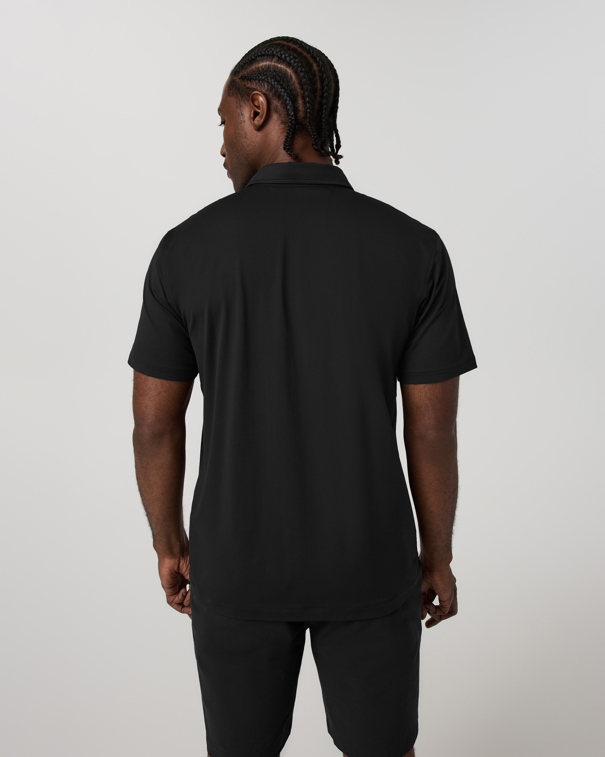 Short Sleeve Travellite Polo | Black - Image 3