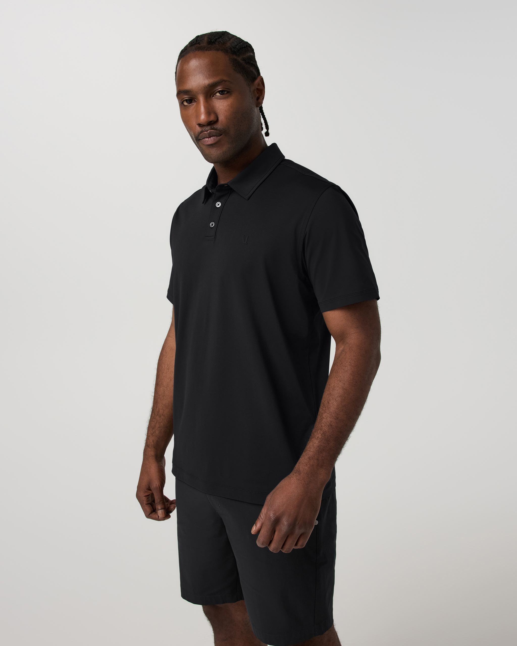 Short Sleeve Travellite Polo | Black - Image 5