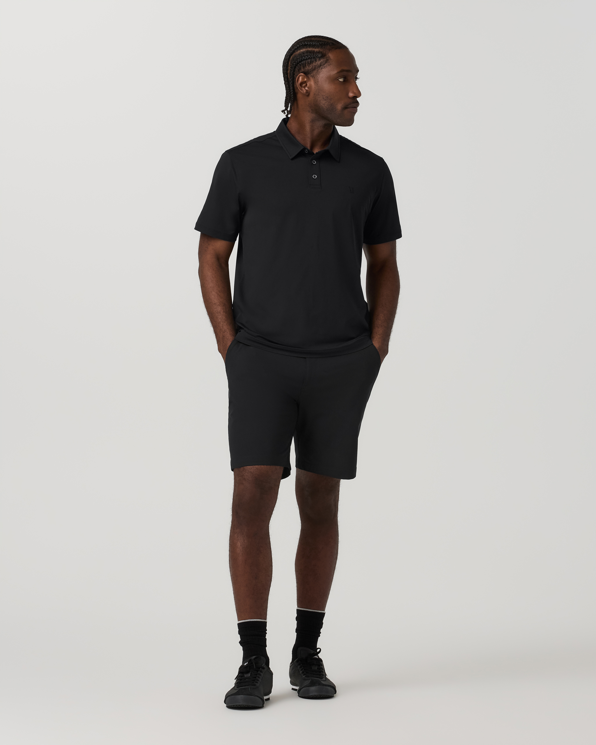 Short Sleeve Travellite Polo | Black - Image 4