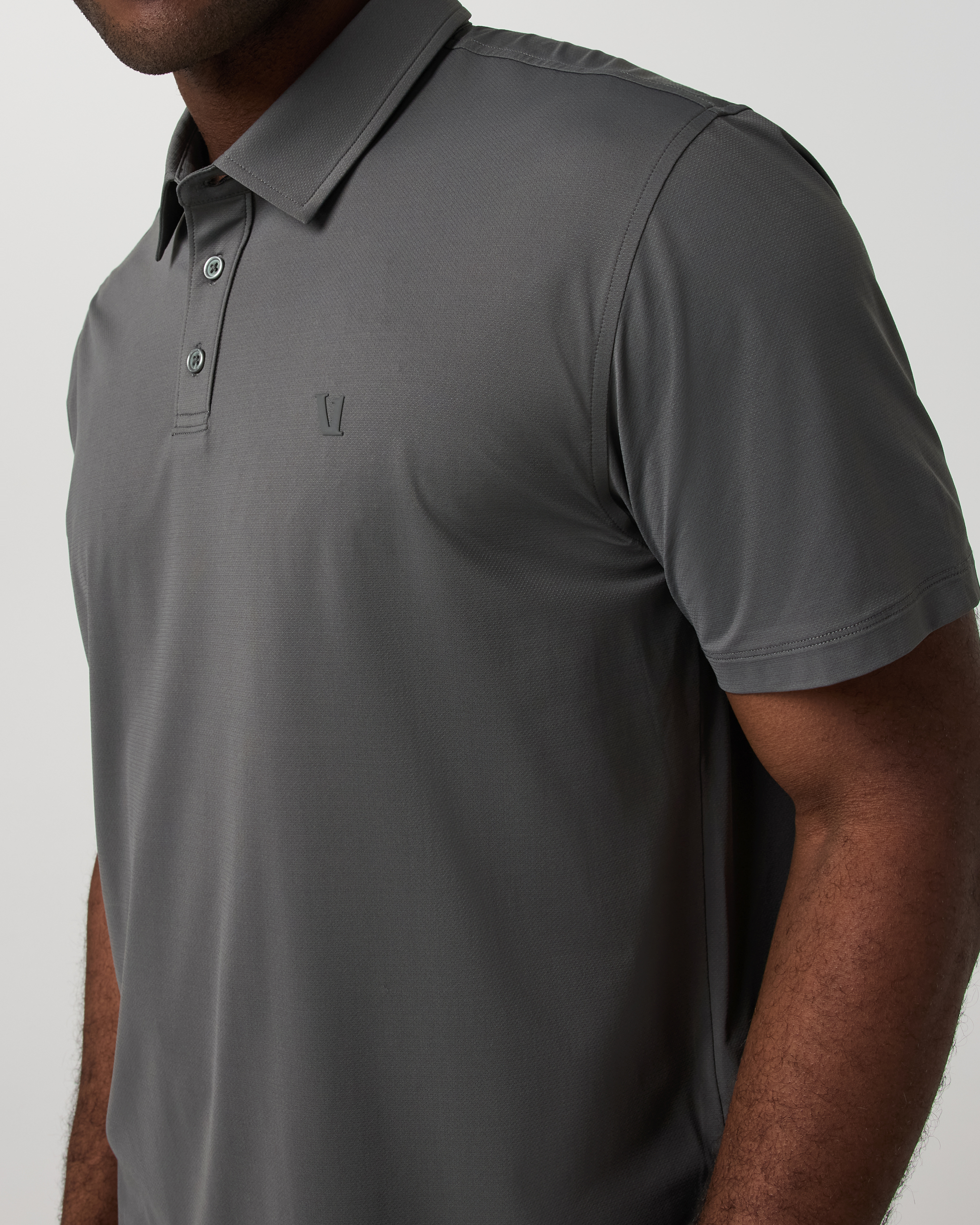 Short Sleeve Travellite Polo | Dark Pewter - Image 5