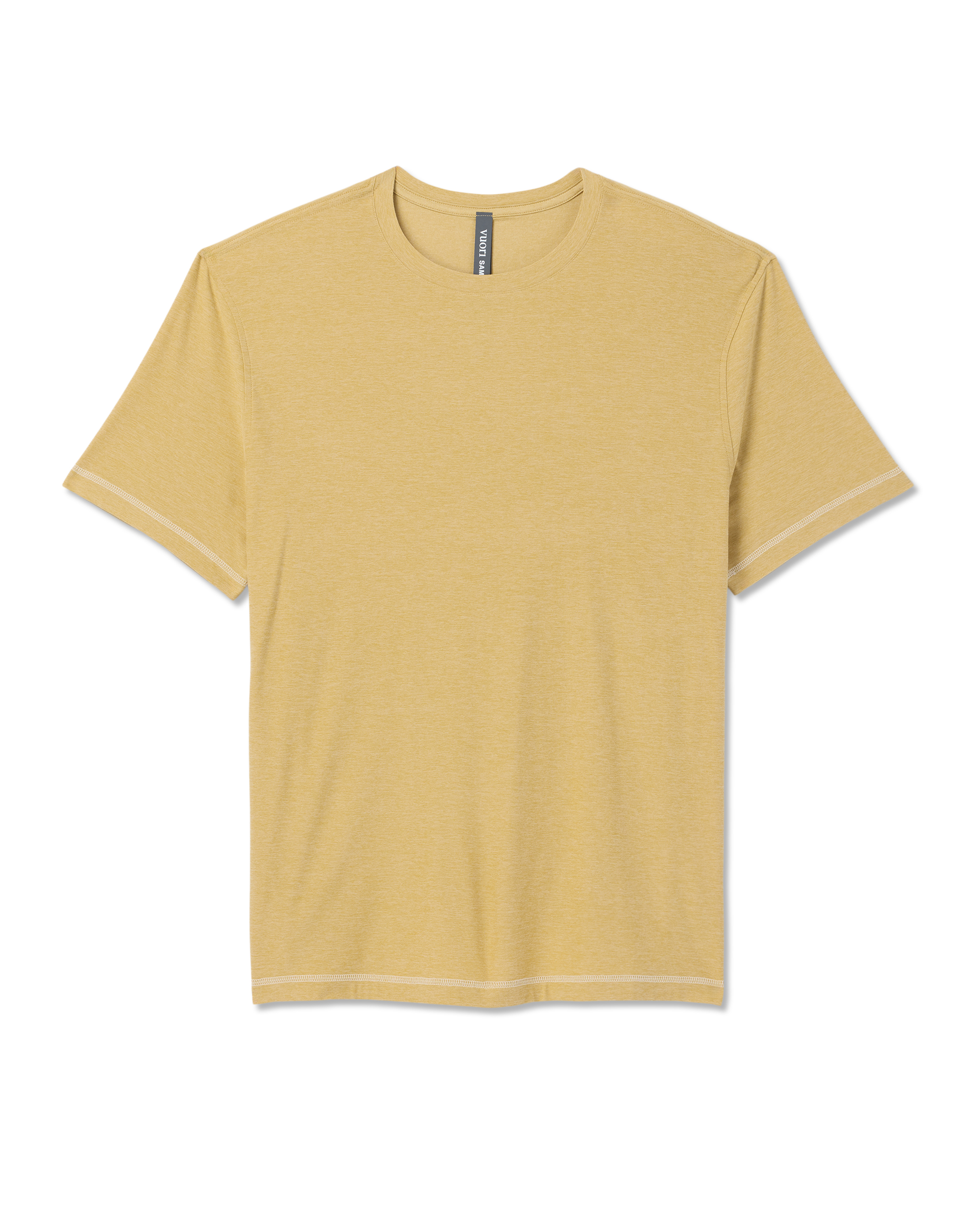 Short Sleeve Strato Tech Tee - Contrast | Golden Brown Heather - Image 6