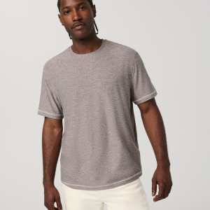 Short Sleeve Strato Tech Tee - Contrast | Heather Grey