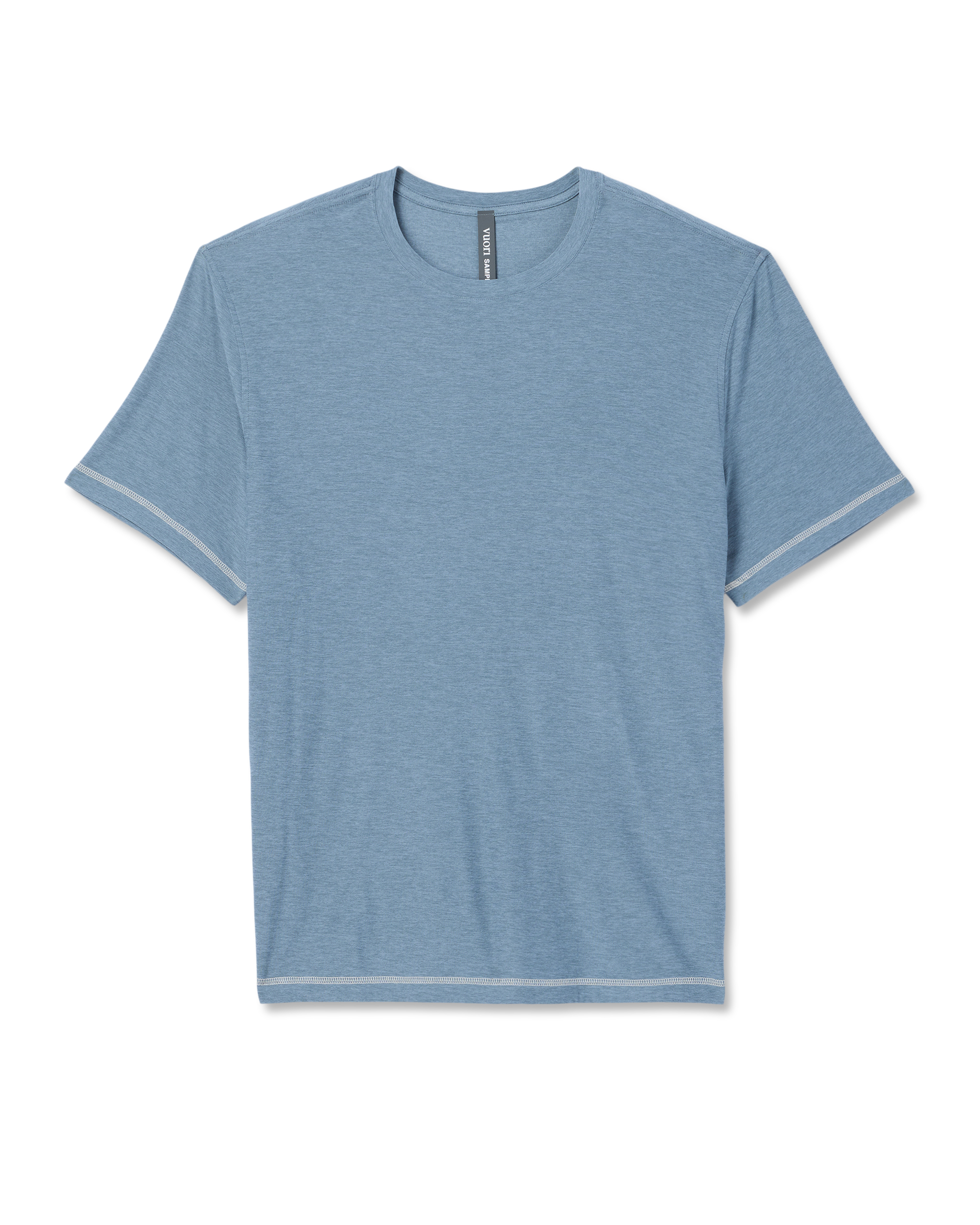 Short Sleeve Strato Tech Tee - Contrast | Waterfall Heather - Image 6