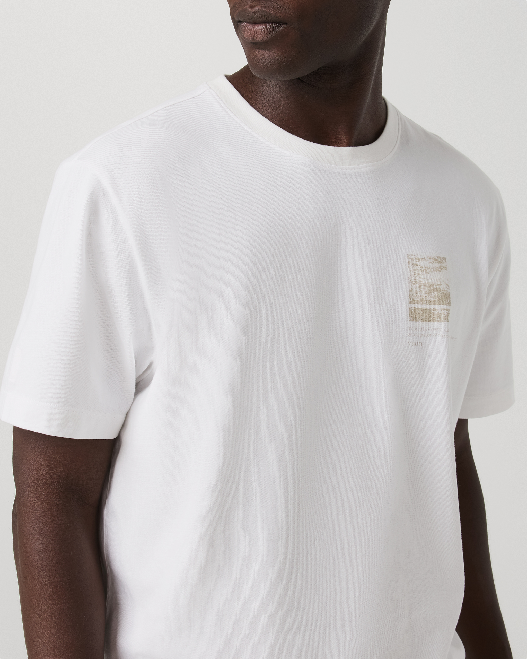 Short Sleeve Heavyweight Cotton Graphic Tee | White - Image 2