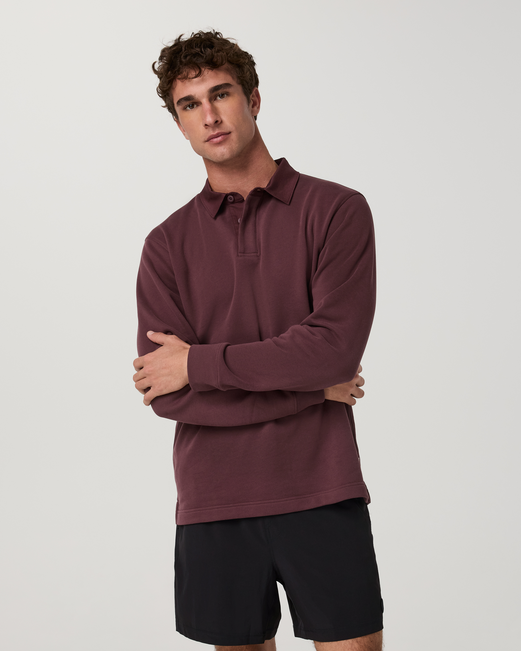 Long Sleeve Cypress Rugby | Boysenberry - Image 5