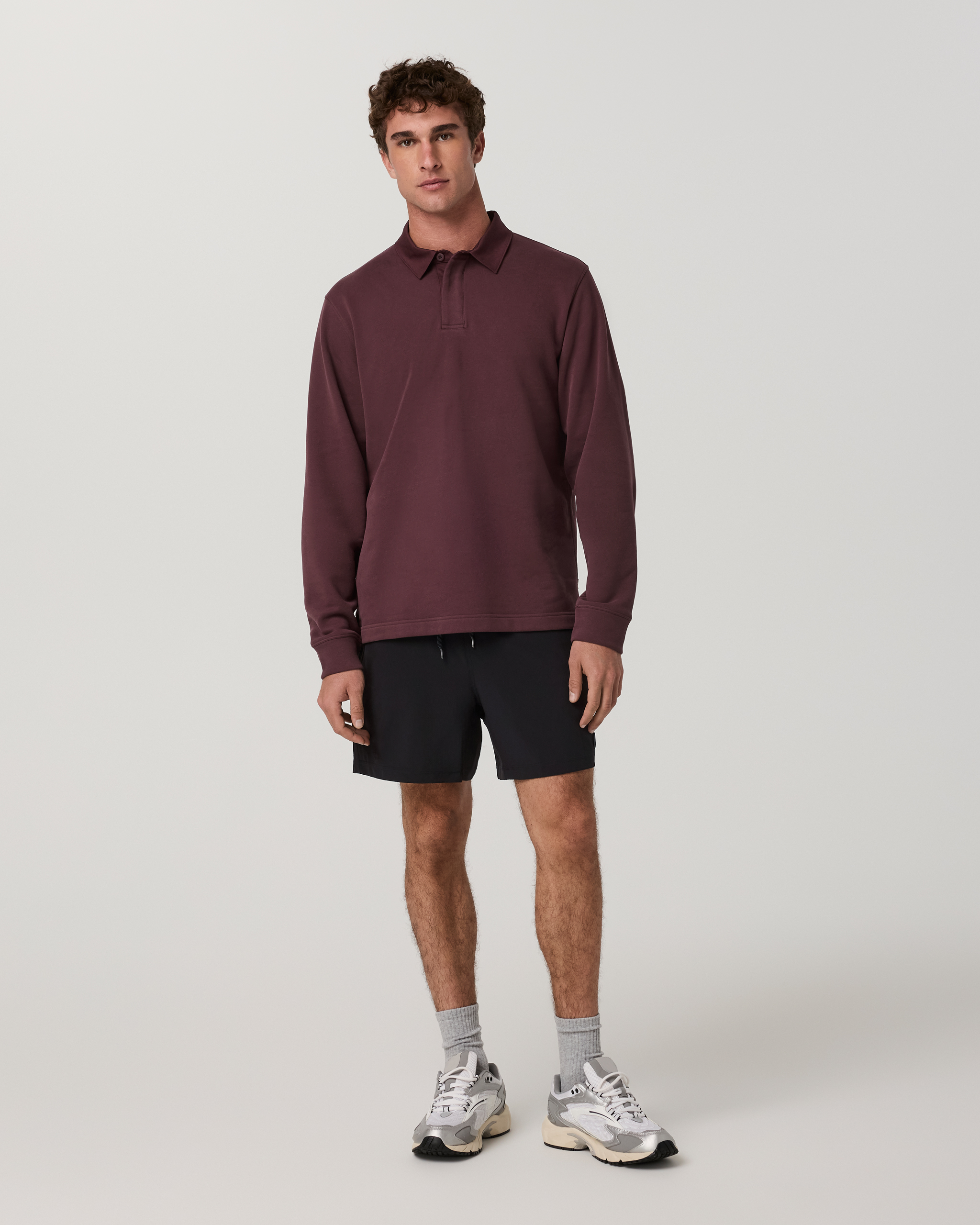 Long Sleeve Cypress Rugby | Boysenberry - Image 3