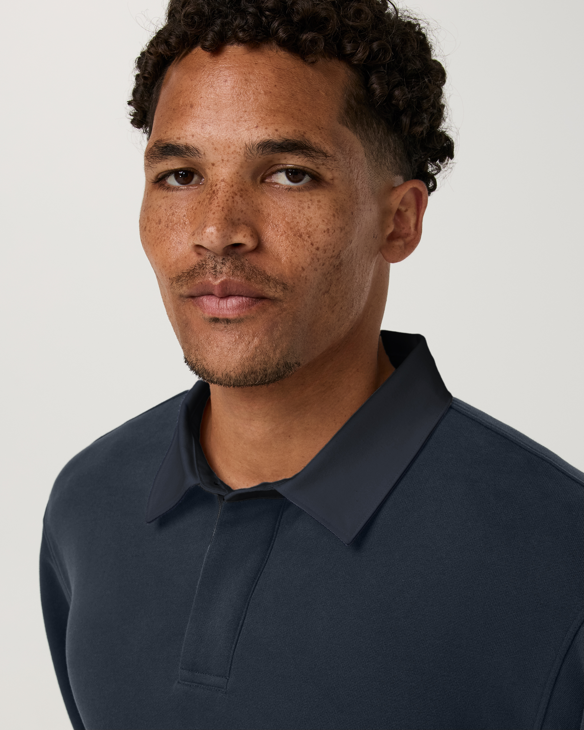 Long Sleeve Cypress Rugby | Navy - Image 3