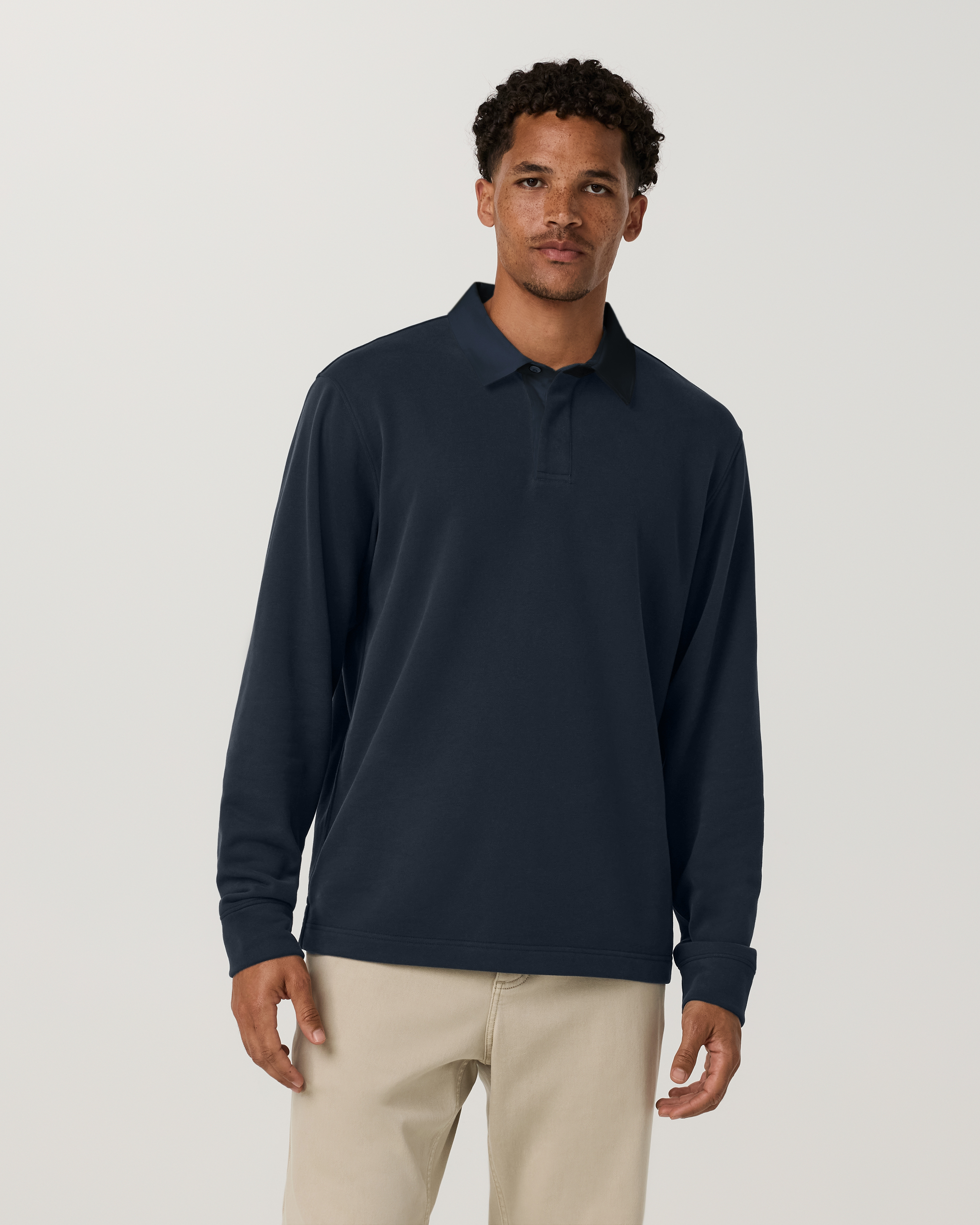 Long Sleeve Cypress Rugby | Navy