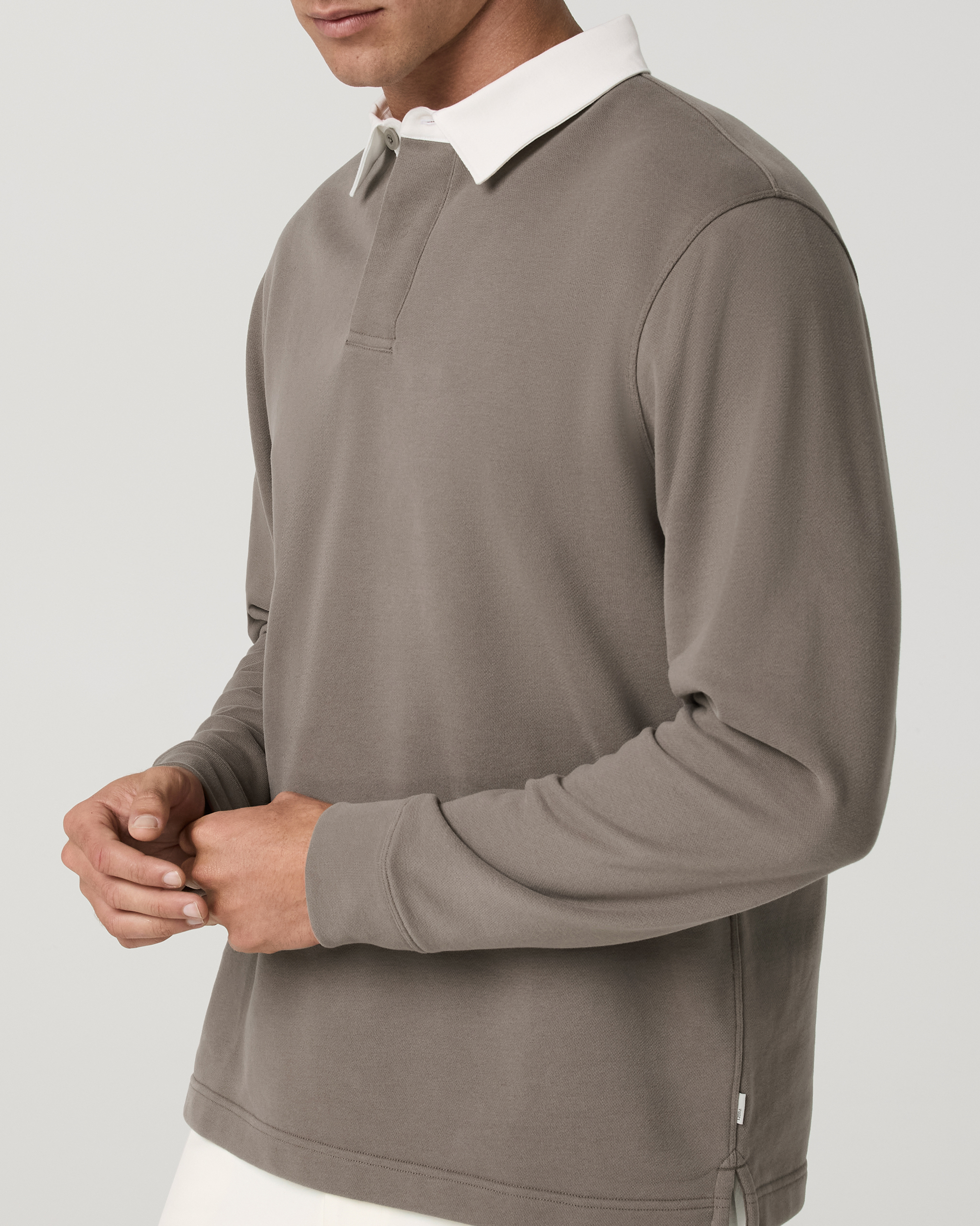 Long Sleeve Cypress Rugby | Smokey Taupe - Image 2