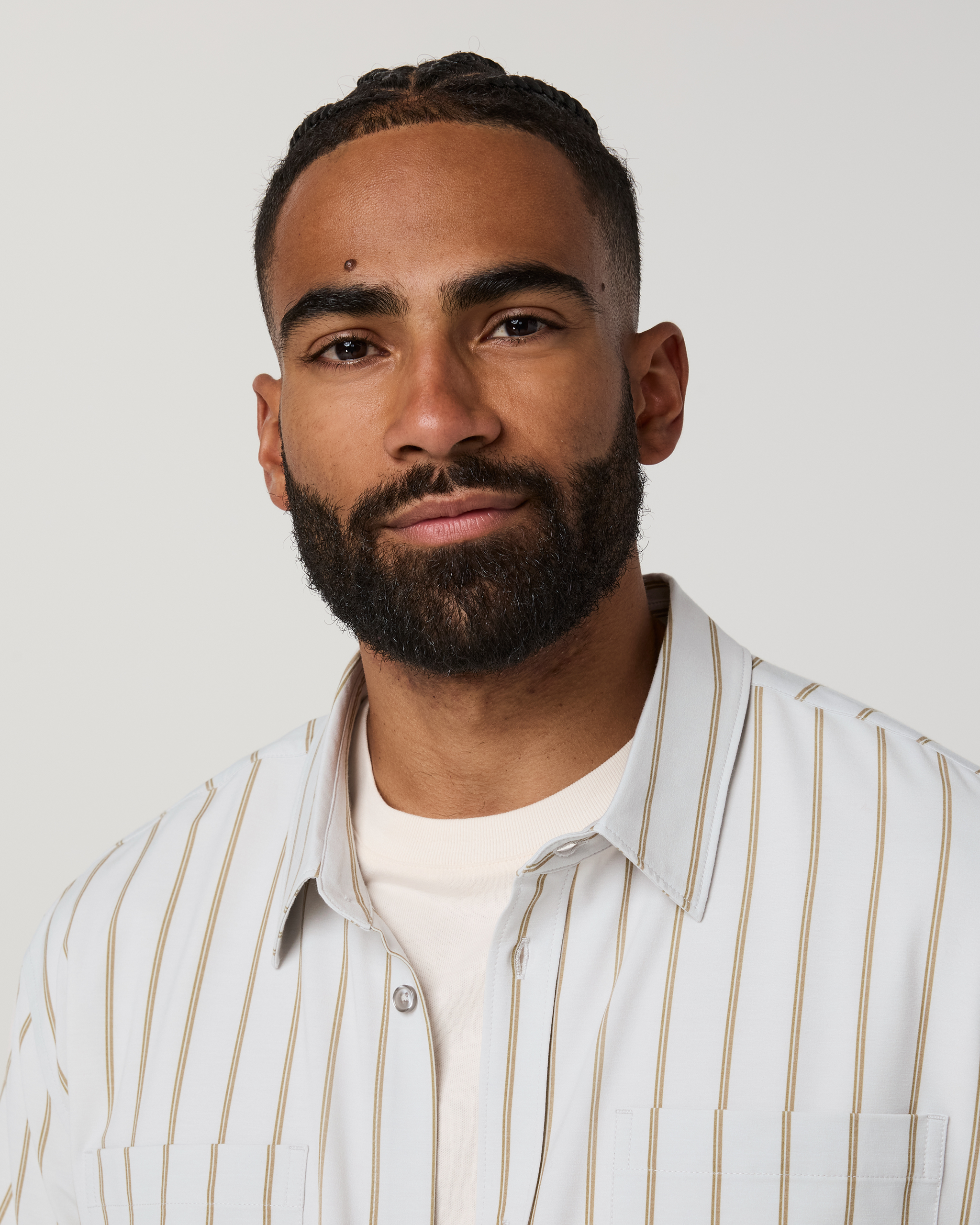 Short Sleeve Bridge Button Down - Relaxed Fit | Salt Marina Stripe - Image 2