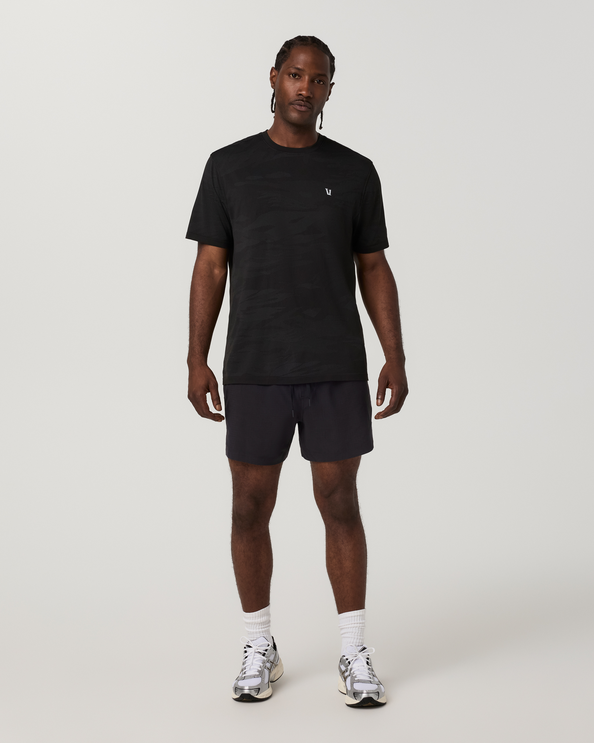 Short Sleeve Clearview Engineered Tee | Black - Image 6