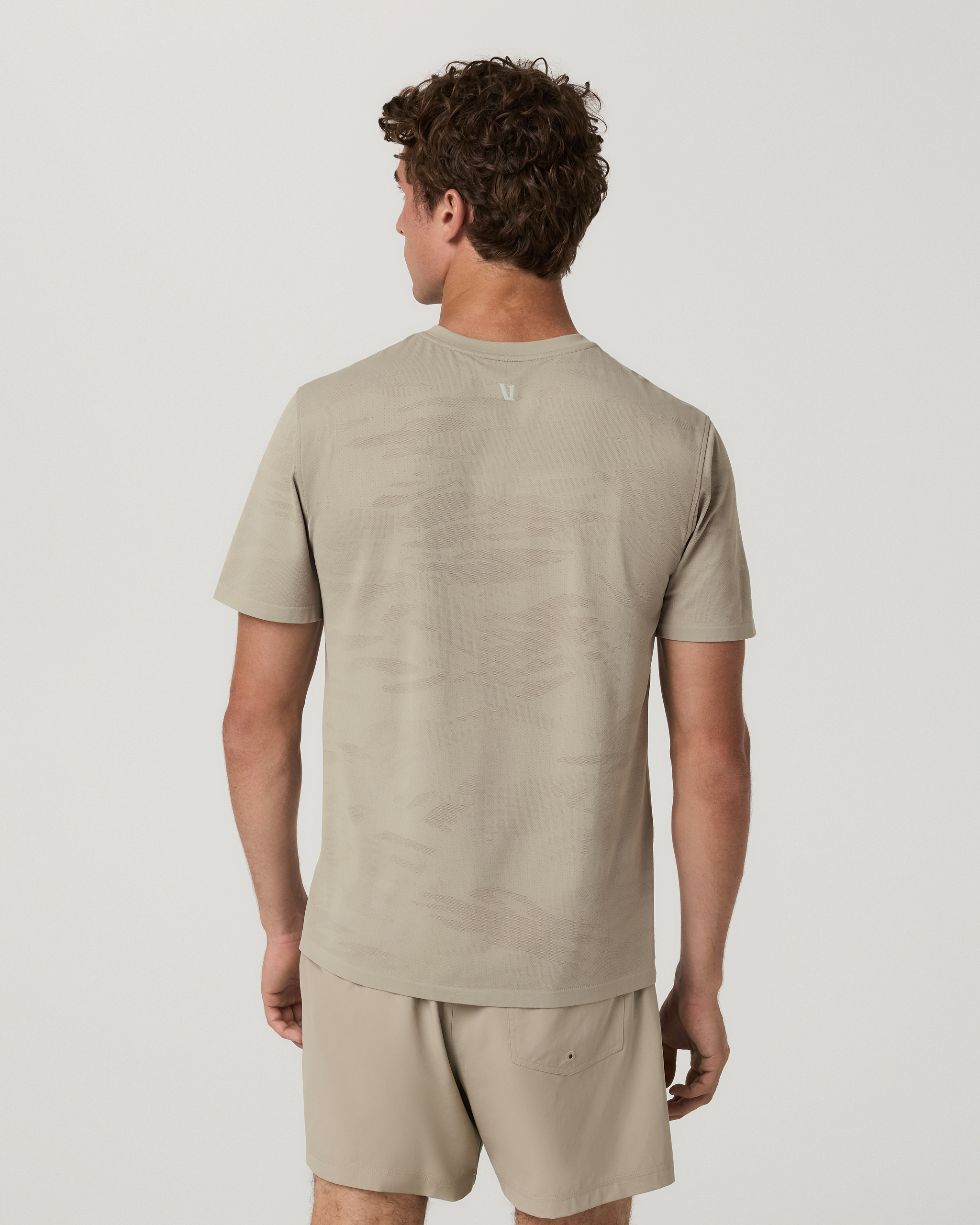 Short Sleeve Clearview Engineered Tee | Biscotti - Image 5