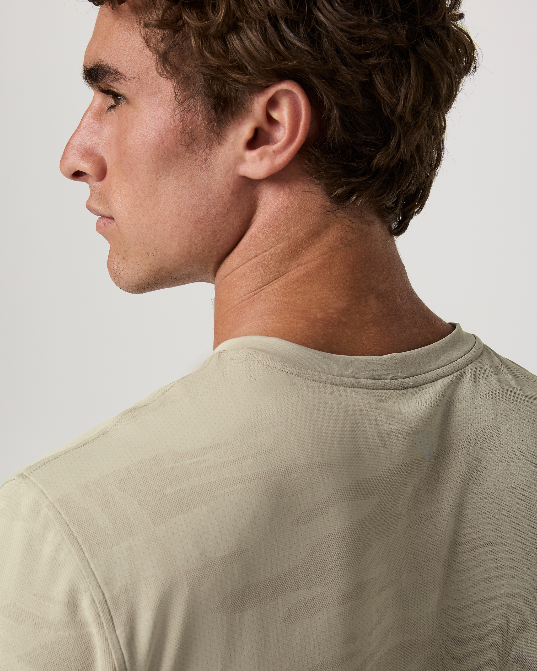 Short Sleeve Clearview Engineered Tee | Biscotti - Image 4