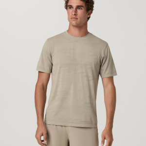 Short Sleeve Clearview Engineered Tee | Biscotti