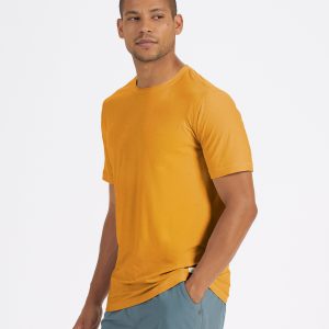 Strato Tech Tee | Dark Golden Heather