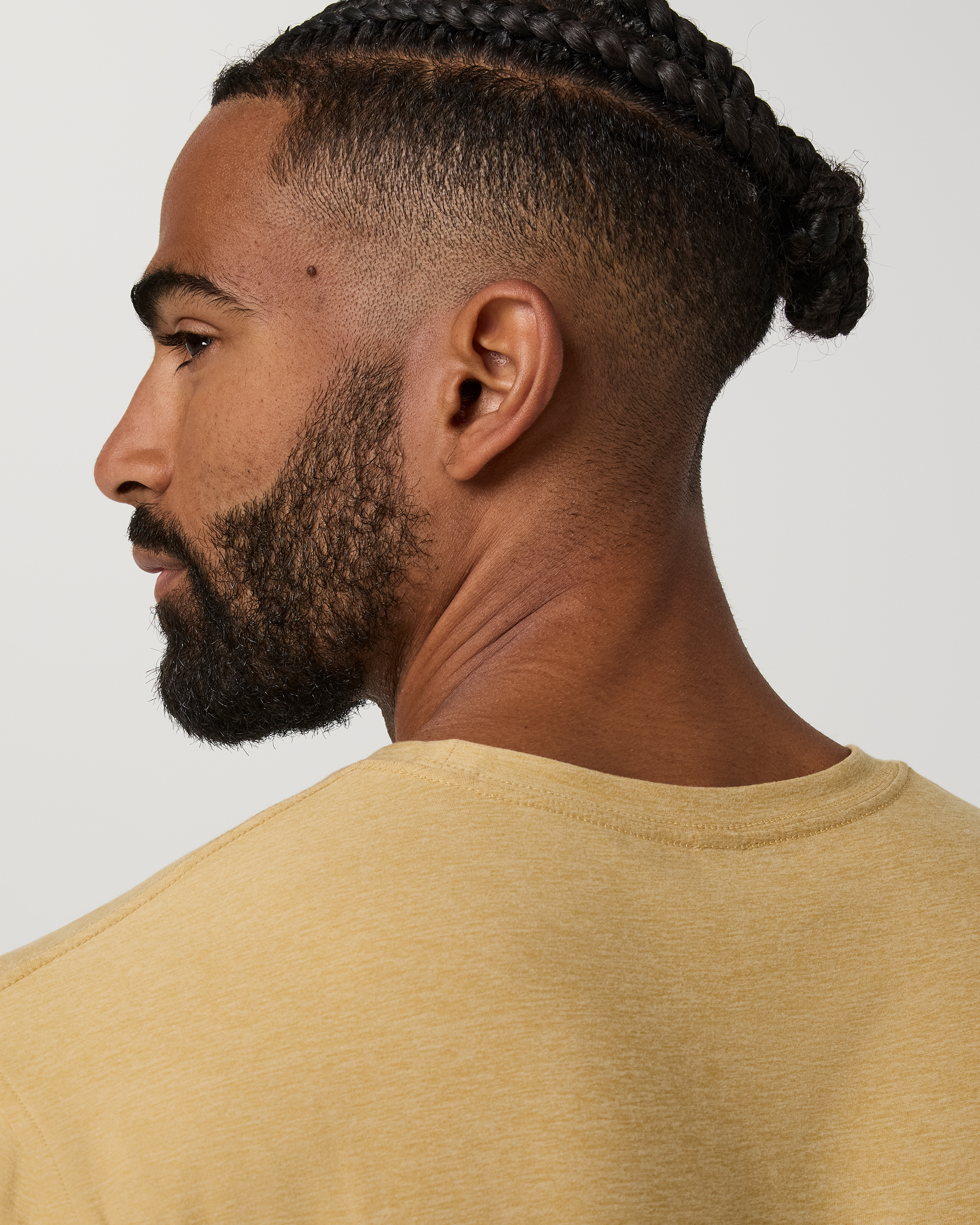 Strato Tech Tee | Golden Brown Heather - Image 5
