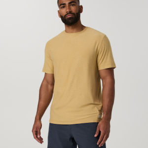 Strato Tech Tee | Golden Brown Heather