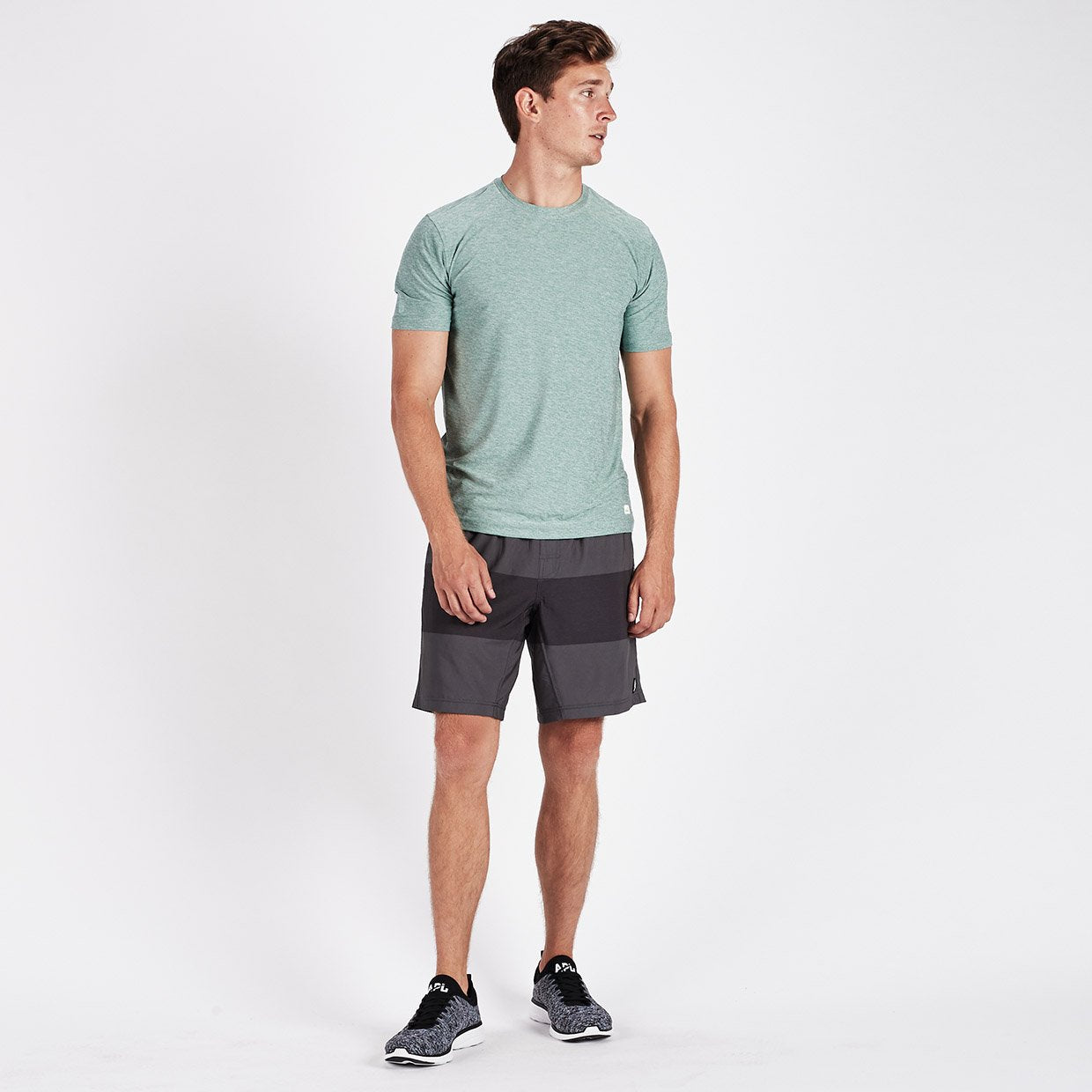 Strato Tech Tee | Aloe Heather - Image 3