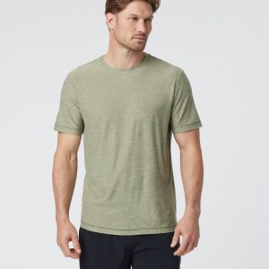 Strato Tech Tee | Agave Green Heather