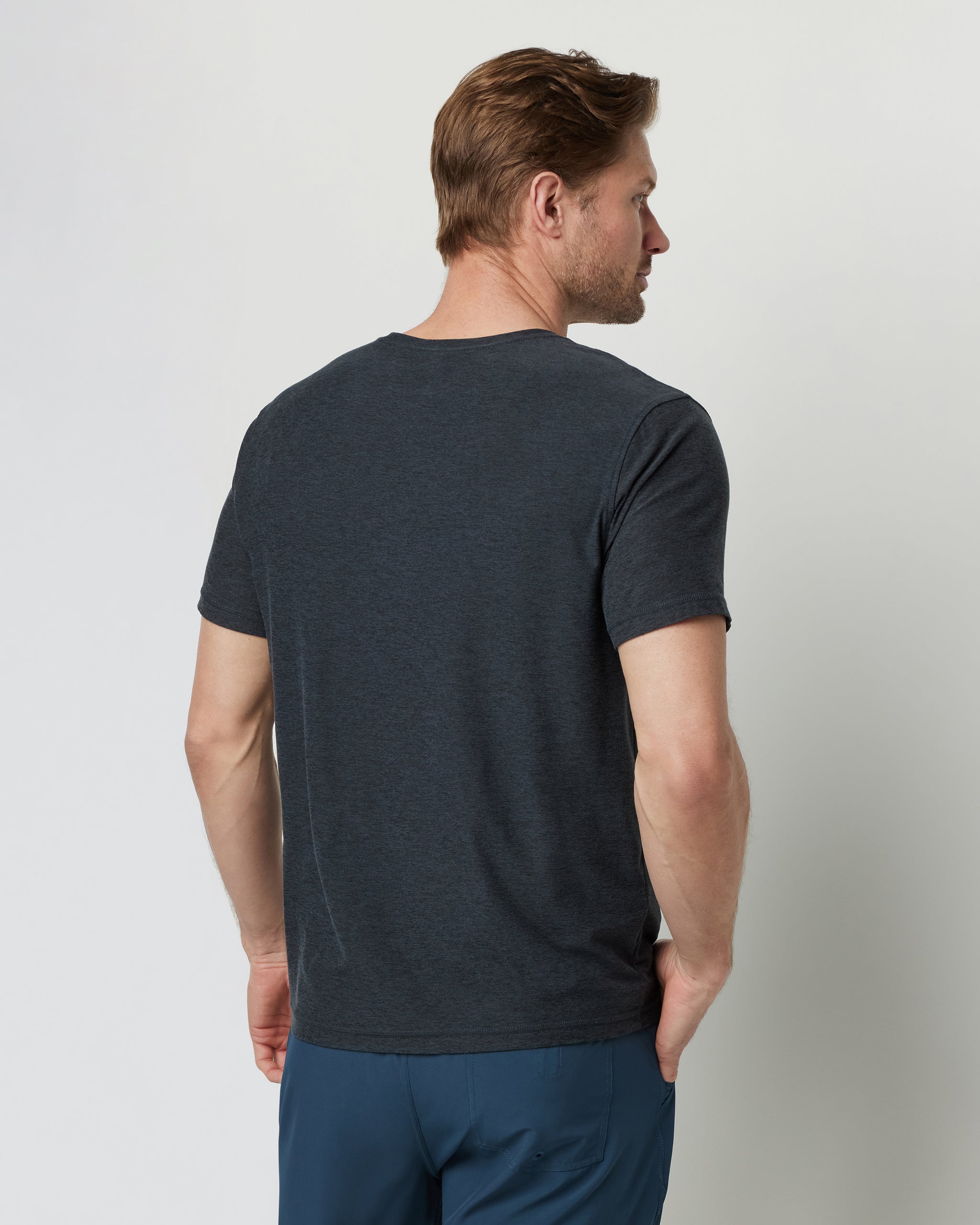 Strato Tech Tee | Charcoal Heather - Image 3