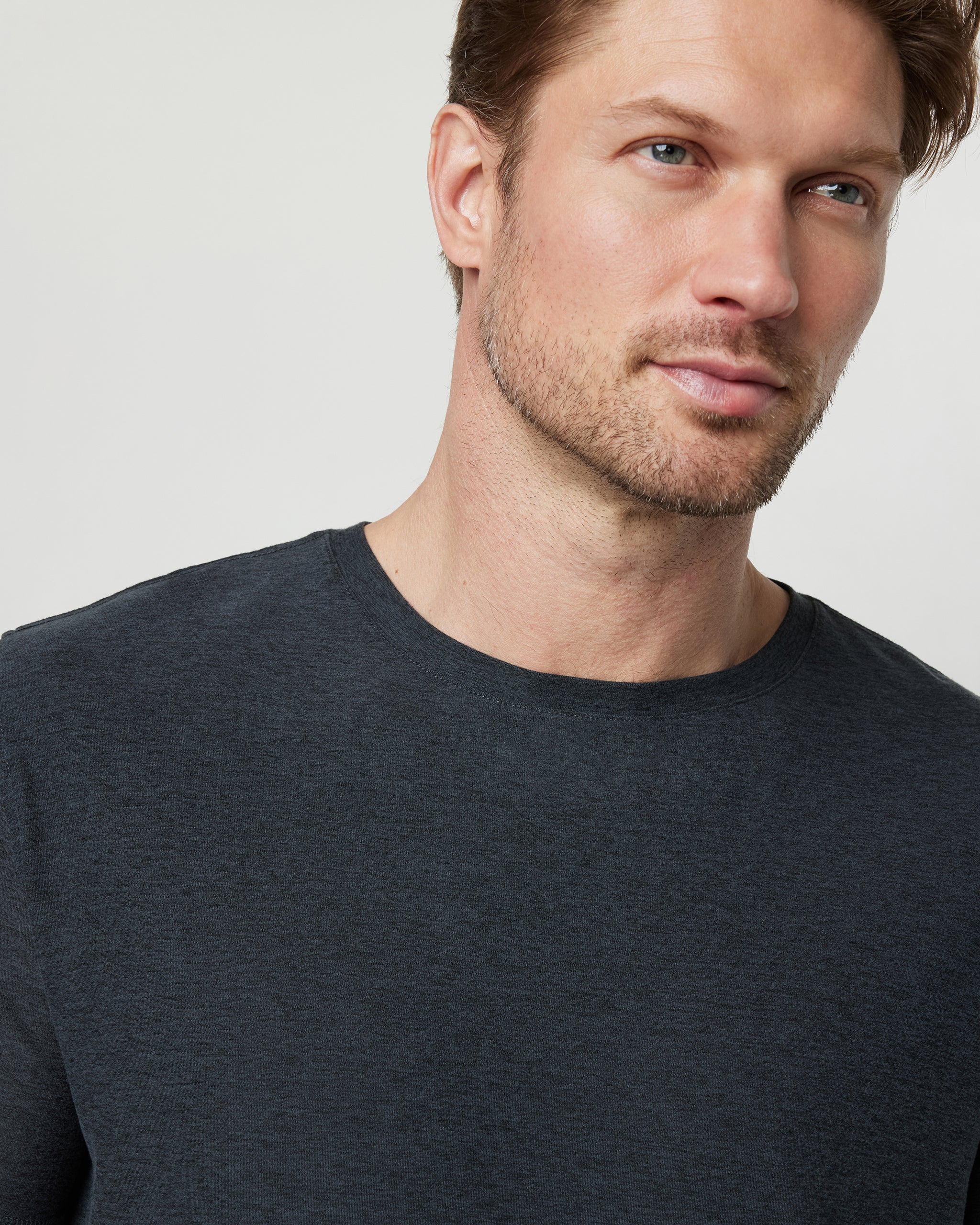 Strato Tech Tee | Charcoal Heather - Image 2