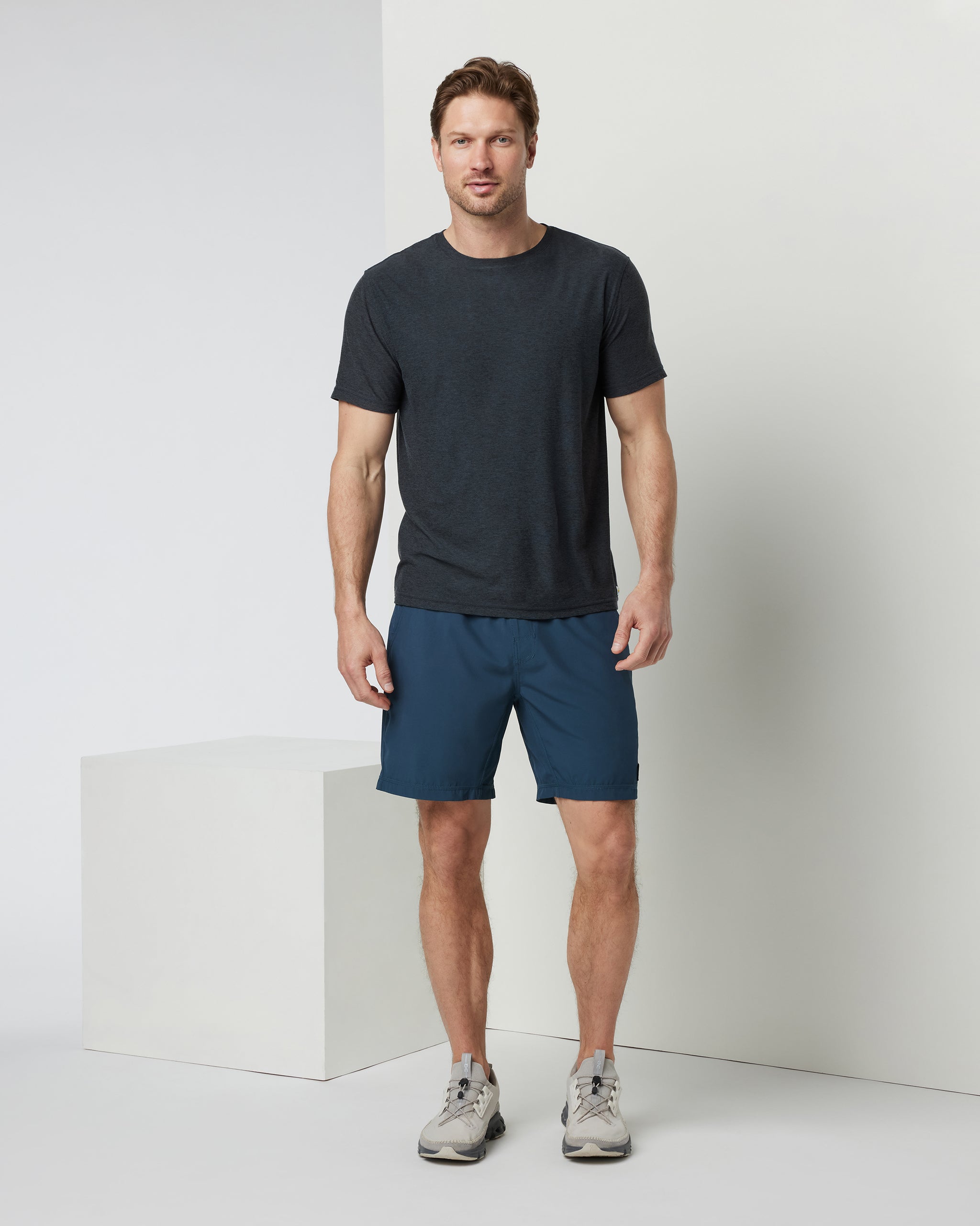 Strato Tech Tee | Charcoal Heather - Image 4