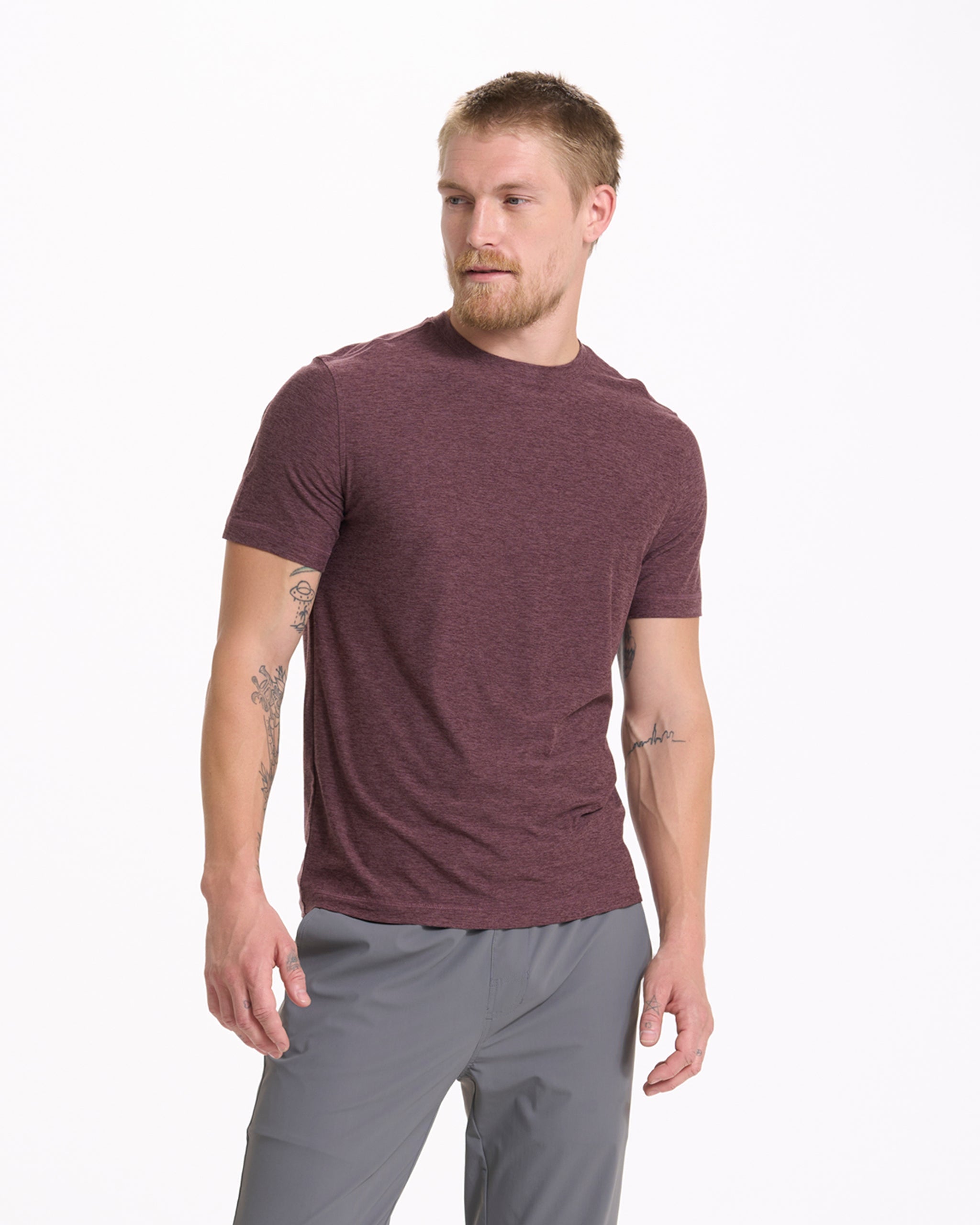 Strato Tech Tee | Chestnut Heather